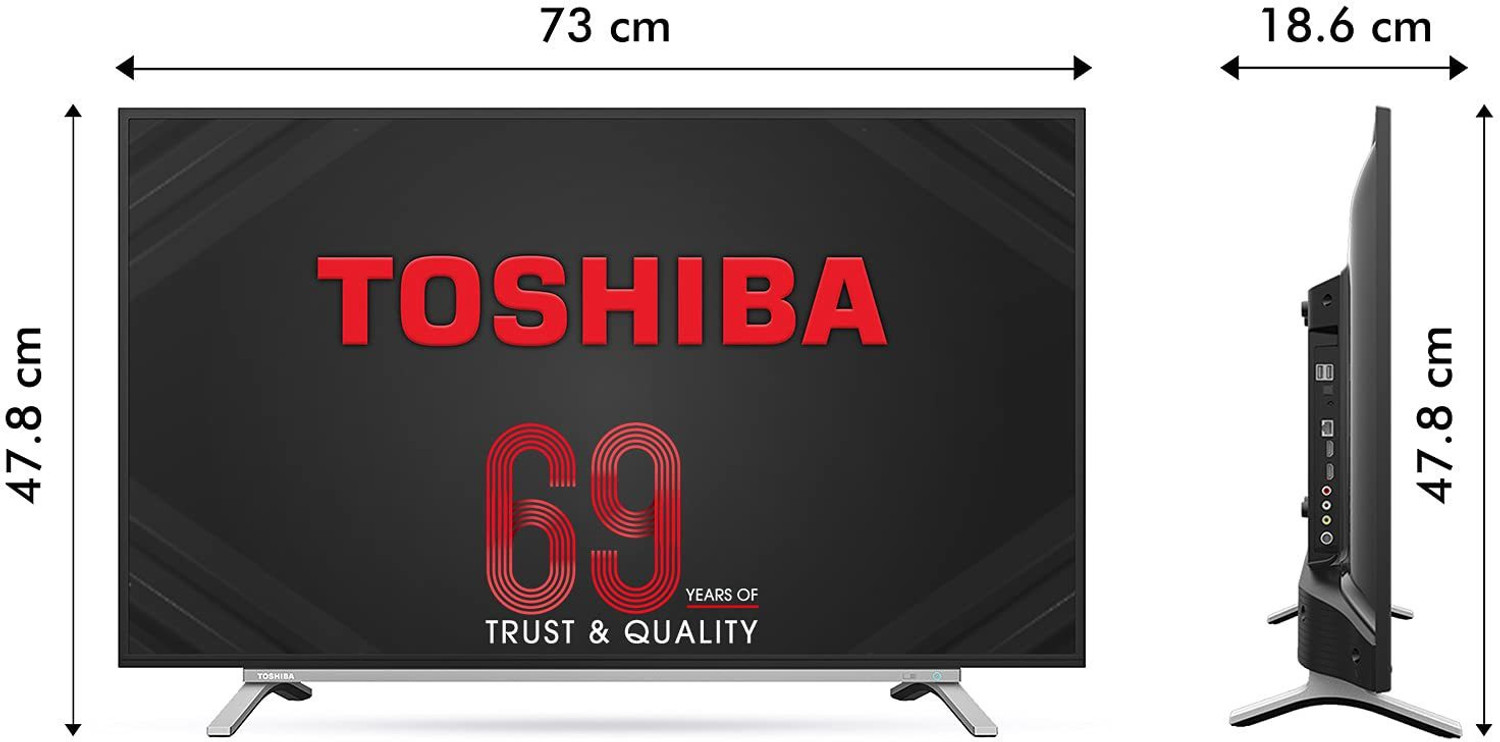 Image of TOSHIBA L50 Series 80 cm (32 inch) HD Ready LED Smart VIDAA TV with ADS Panel
