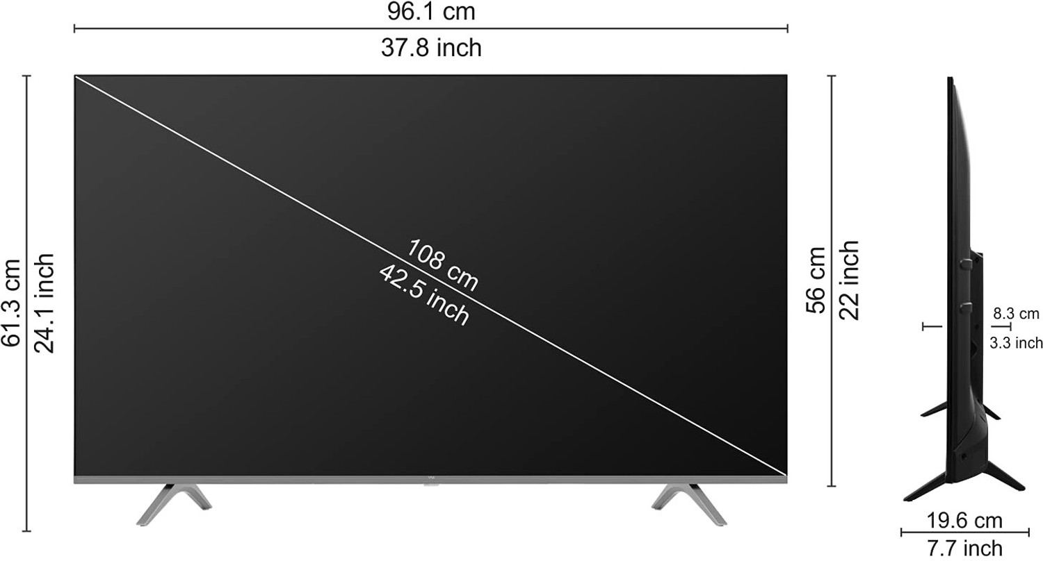 Image of Vu Premium 108 cm (43 inch) Ultra HD (4K) LED Smart Android TV