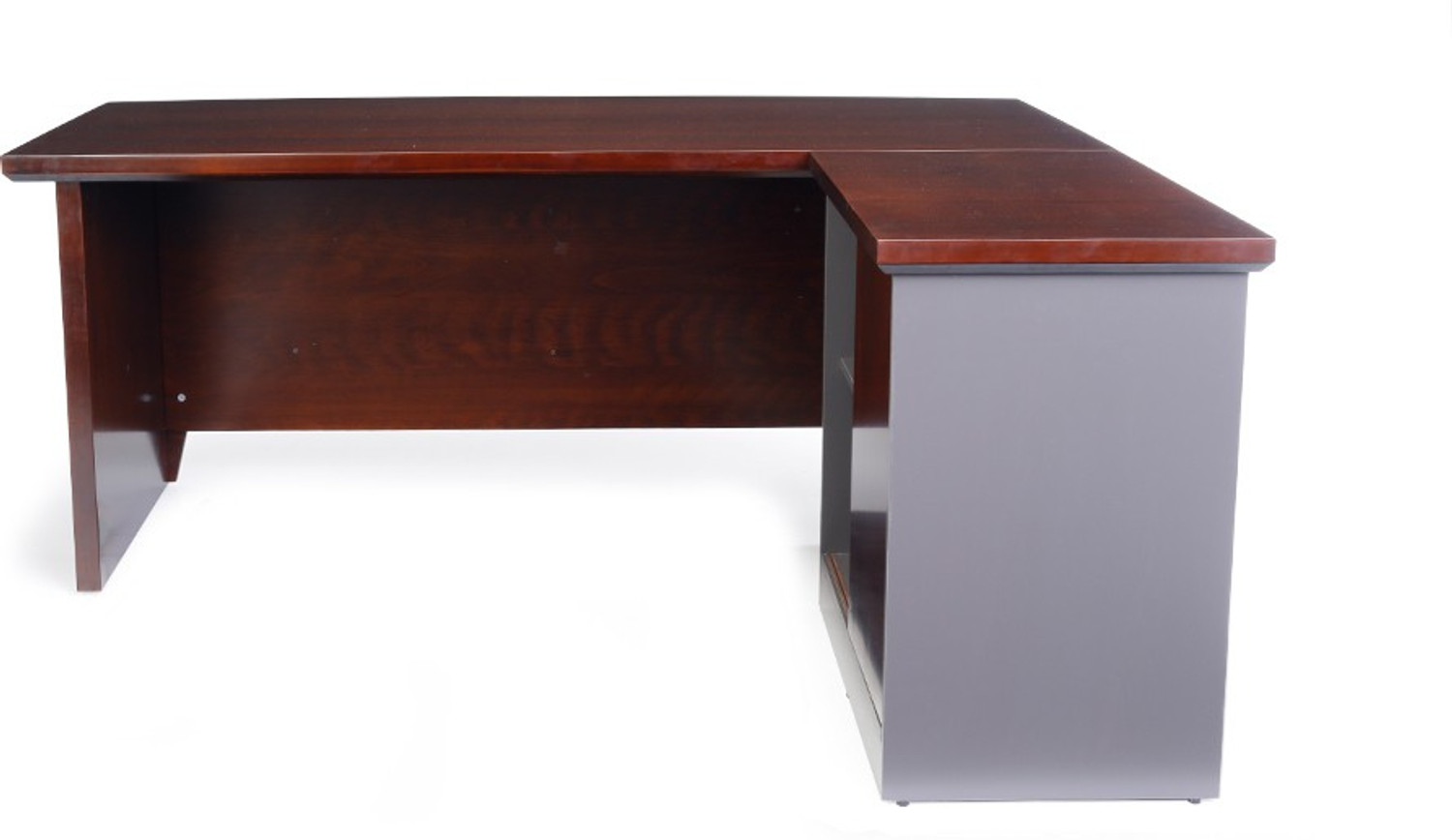 Durian Engineered Wood Office Table (Free Standing, Finish Color