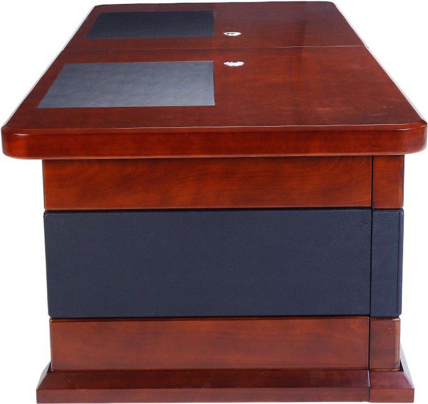 Durian Engineered Wood Office Table (Free Standing, Finish Color