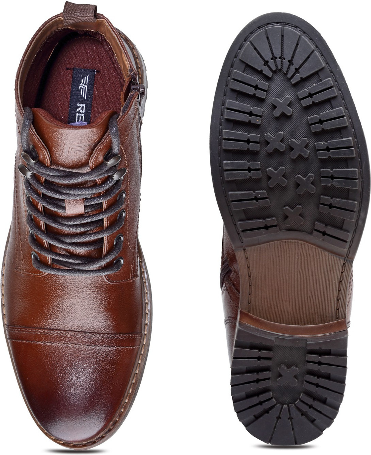 Image of RED TAPE Ankle Length Boots for Men | Soft Cushioned Insole, Slip-Resistance Boots For Men