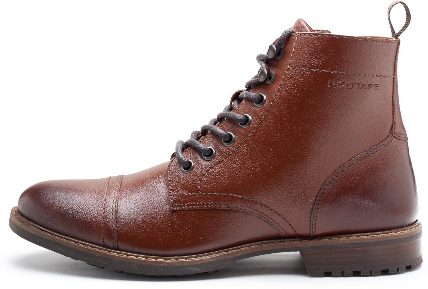 Image of RED TAPE Ankle Length Boots for Men | Soft Cushioned Insole, Slip-Resistance Boots For Men