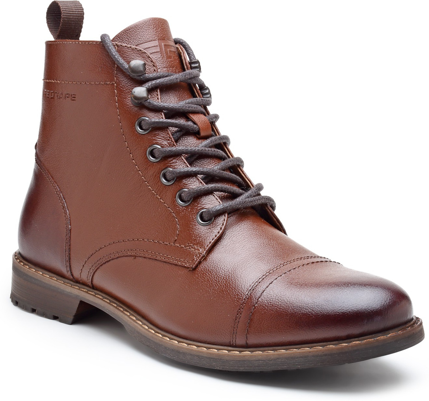 Image of RED TAPE Ankle Length Boots for Men | Soft Cushioned Insole, Slip-Resistance Boots For Men