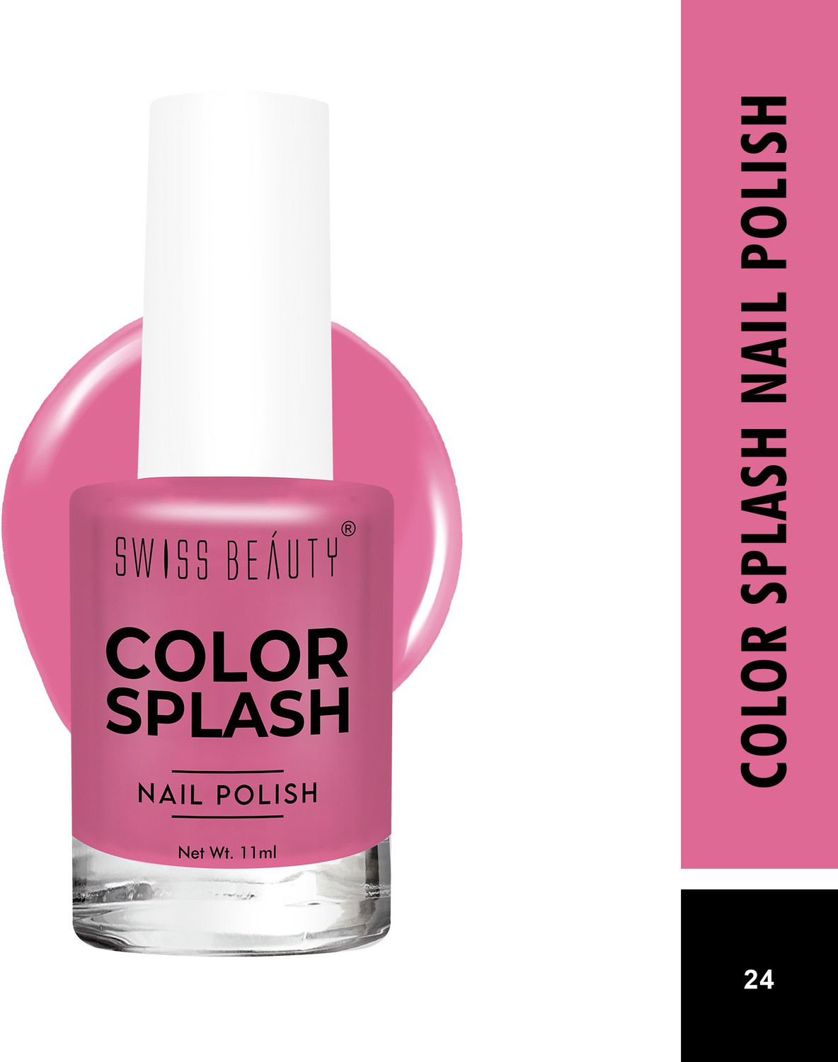Faces Canada Splash Nail Enamel -M01 BLACK SHADOW (5ml) – Beauty Basket