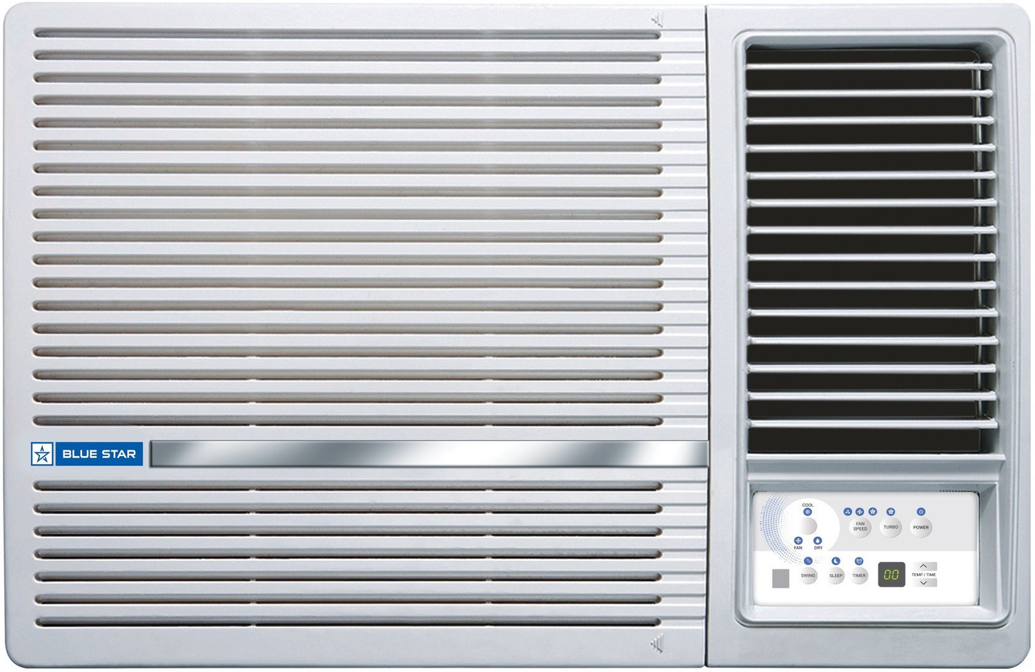 Image of Blue Star 1 Ton 3 Star Window AC - White (WFA312LL, Copper Condenser)
