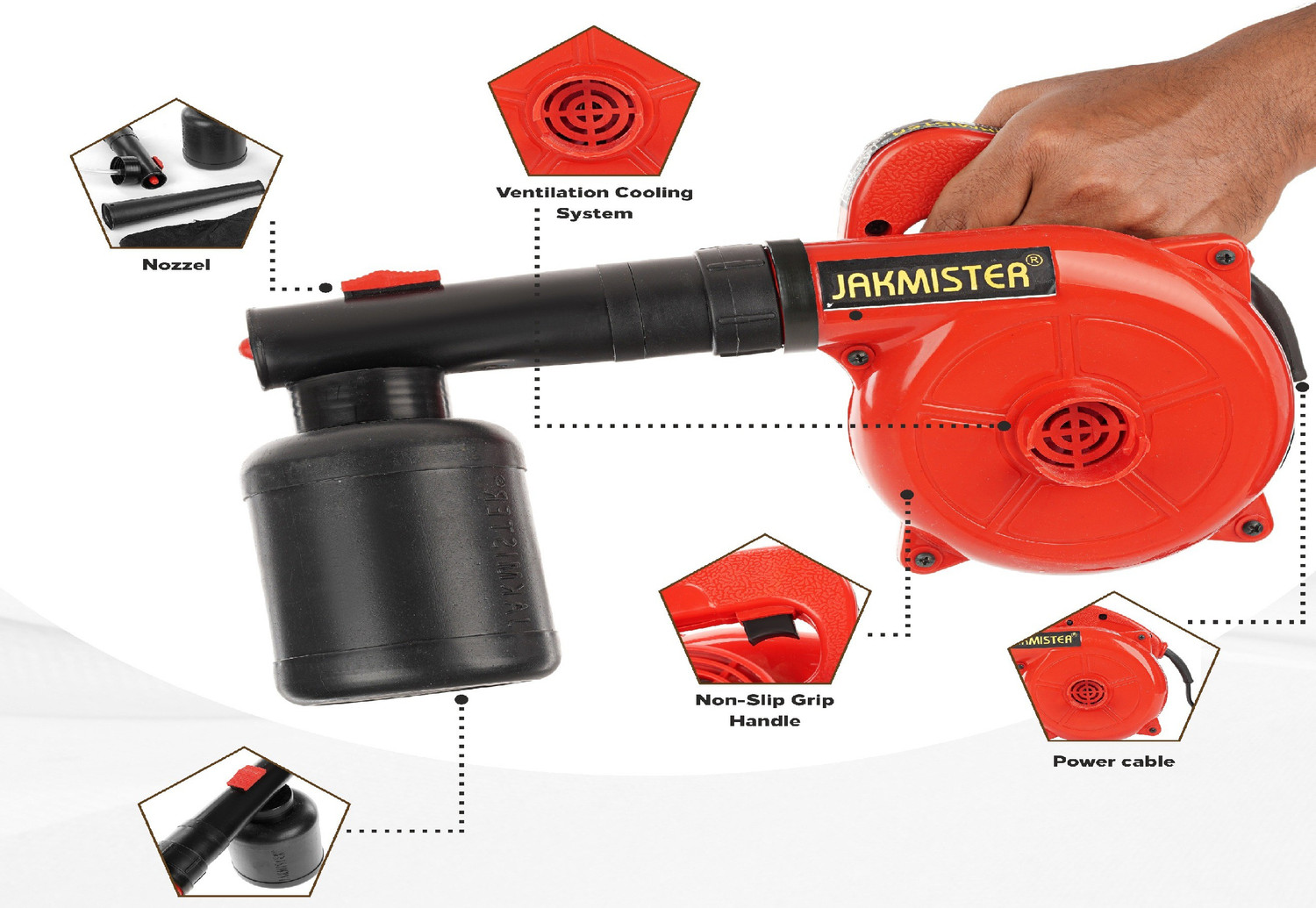 Image of Jakmister Sanitizer Machine Paint SprayerAnti-Vibration)Unbreakable Multi-Purpose Forward Curved Air Blower