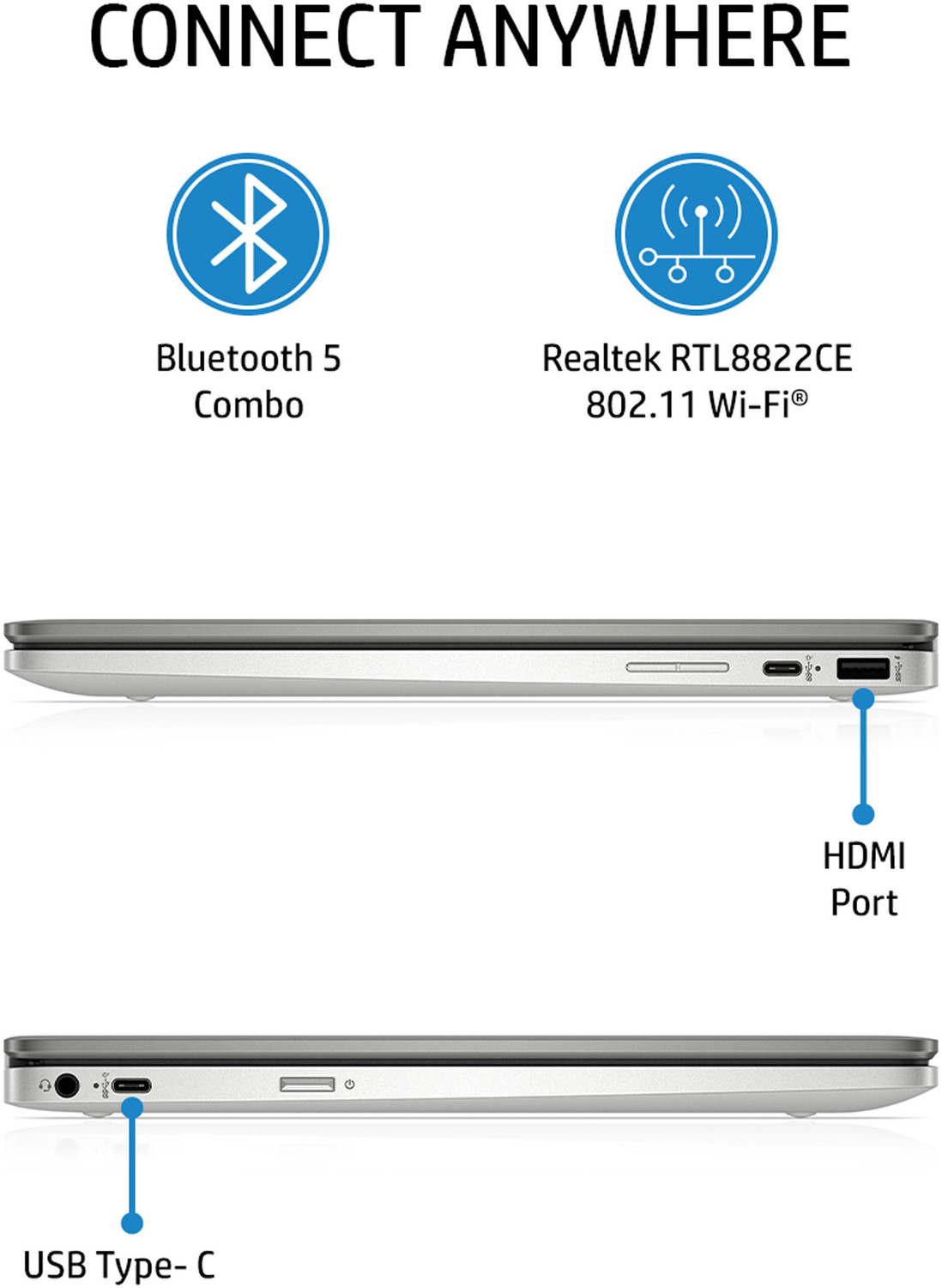 Image of HP Chromebook Intel Celeron Dual Core N4120 - (4 GB /64 GB EMMC Storage /Chrome OS) 14a-ca0506TU Chromebook