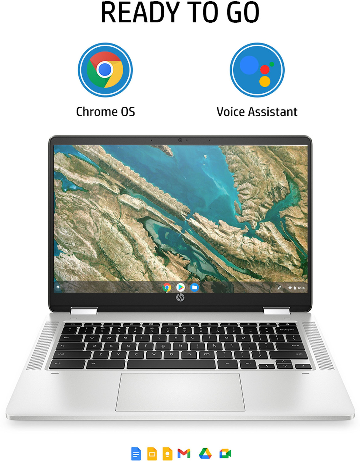 Image of HP Chromebook Intel Celeron Dual Core N4120 - (4 GB /64 GB EMMC Storage /Chrome OS) 14a-ca0506TU Chromebook
