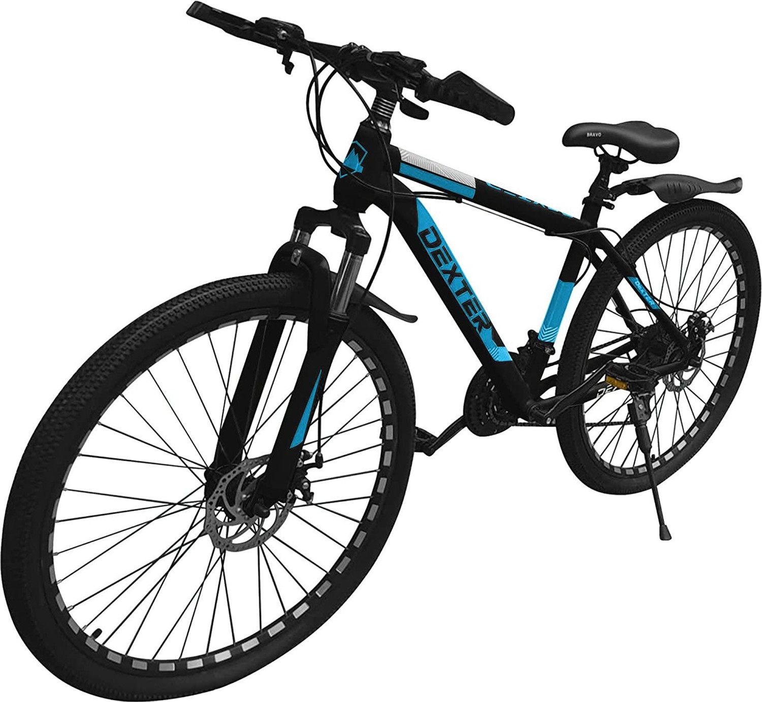 Image of Dexter Mountain Bike for Men and Women Carbon Steel Frame Adventure Sports Bicycle 26 T (inch) Mountain Cycle