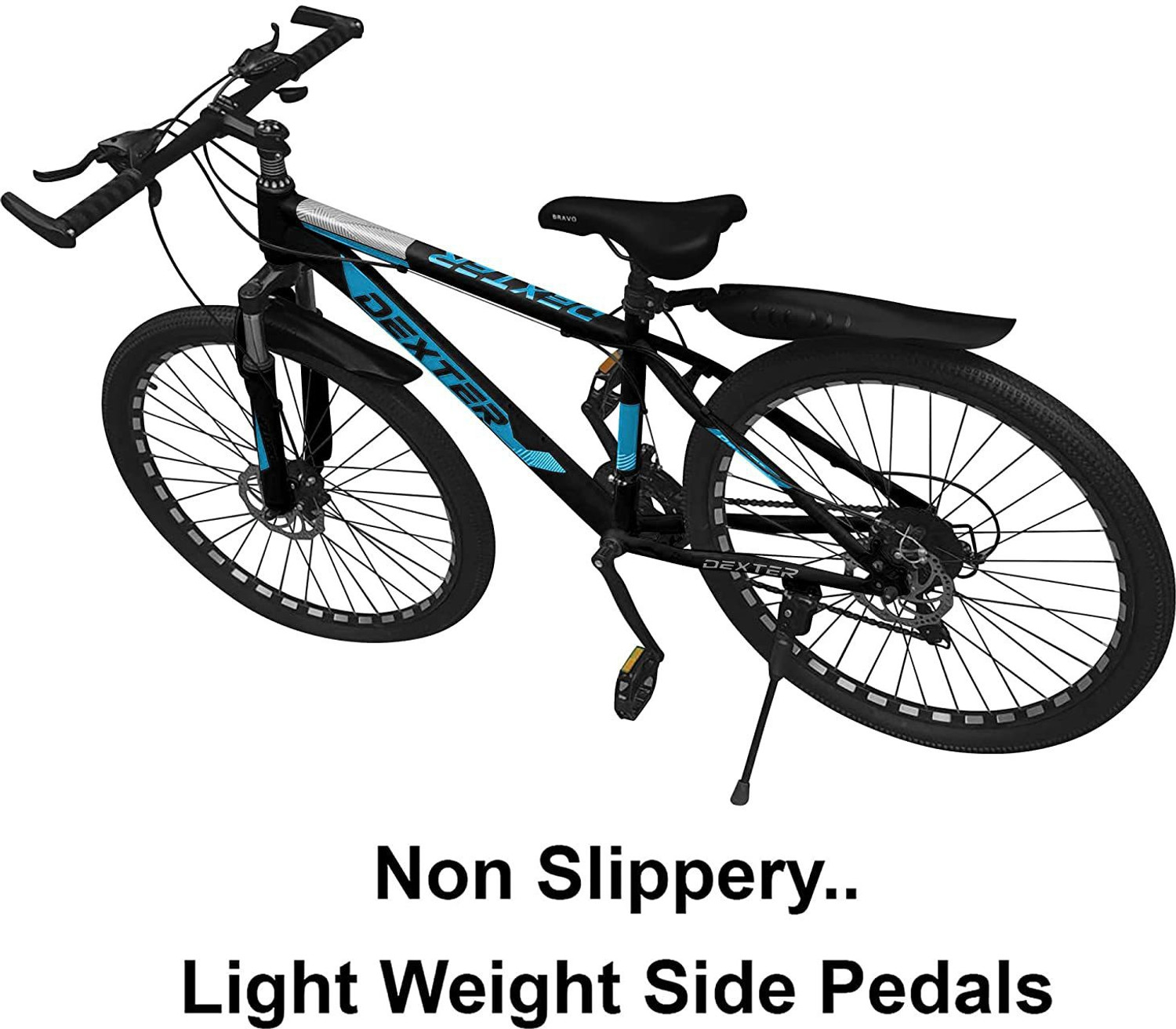 Image of Dexter Mountain Bike for Men and Women Carbon Steel Frame Adventure Sports Bicycle 26 T (inch) Mountain Cycle