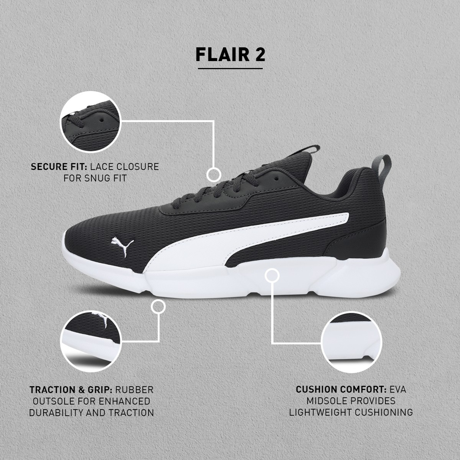 Image of PUMA Flair 2 Running Shoes For Men