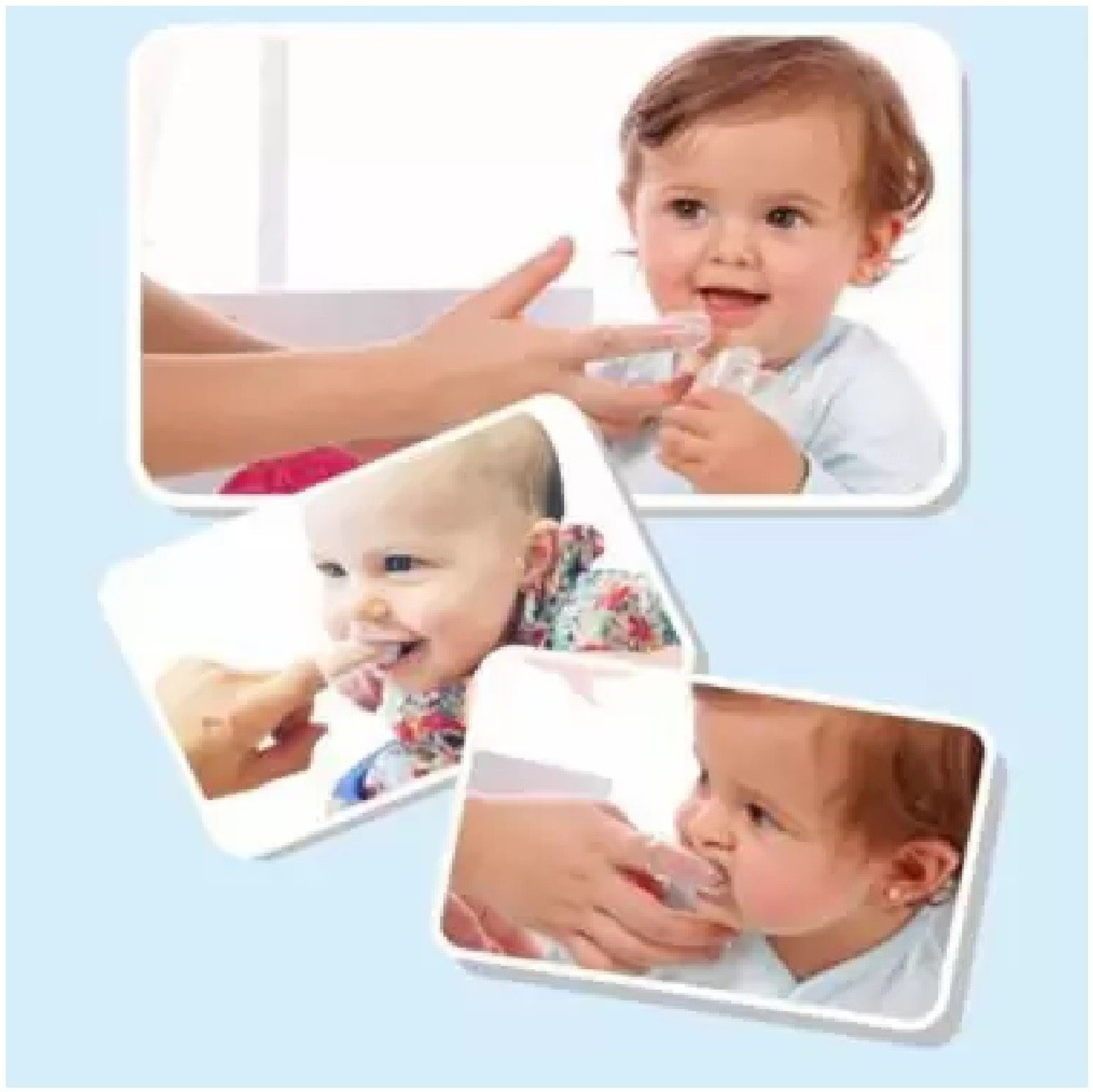 Image of VIVAAN Silicone Baby Finger toothBrush Extra Soft Toothbrush