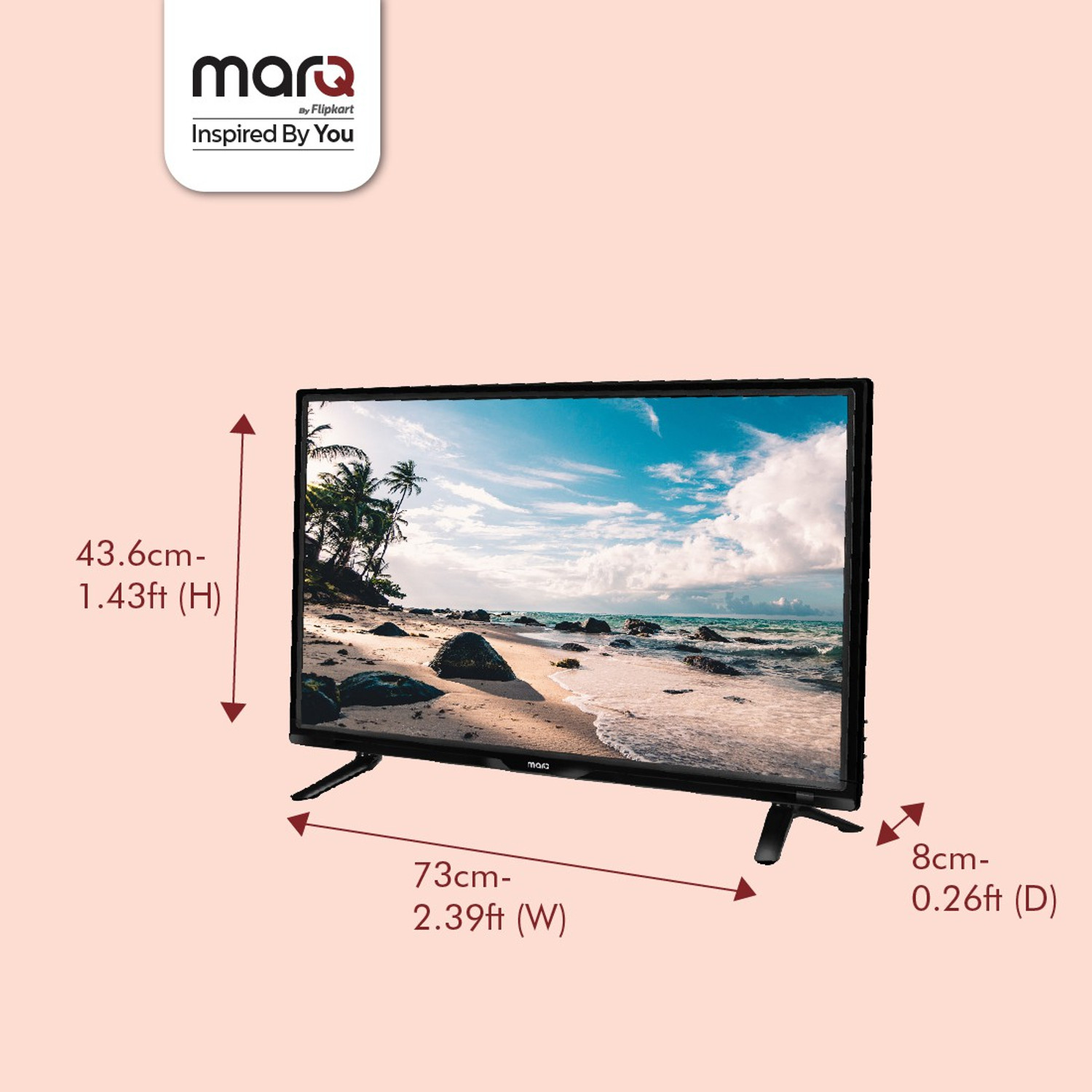 Image of MarQ By Flipkart 80 cm (32 inch) HD Ready LED TV