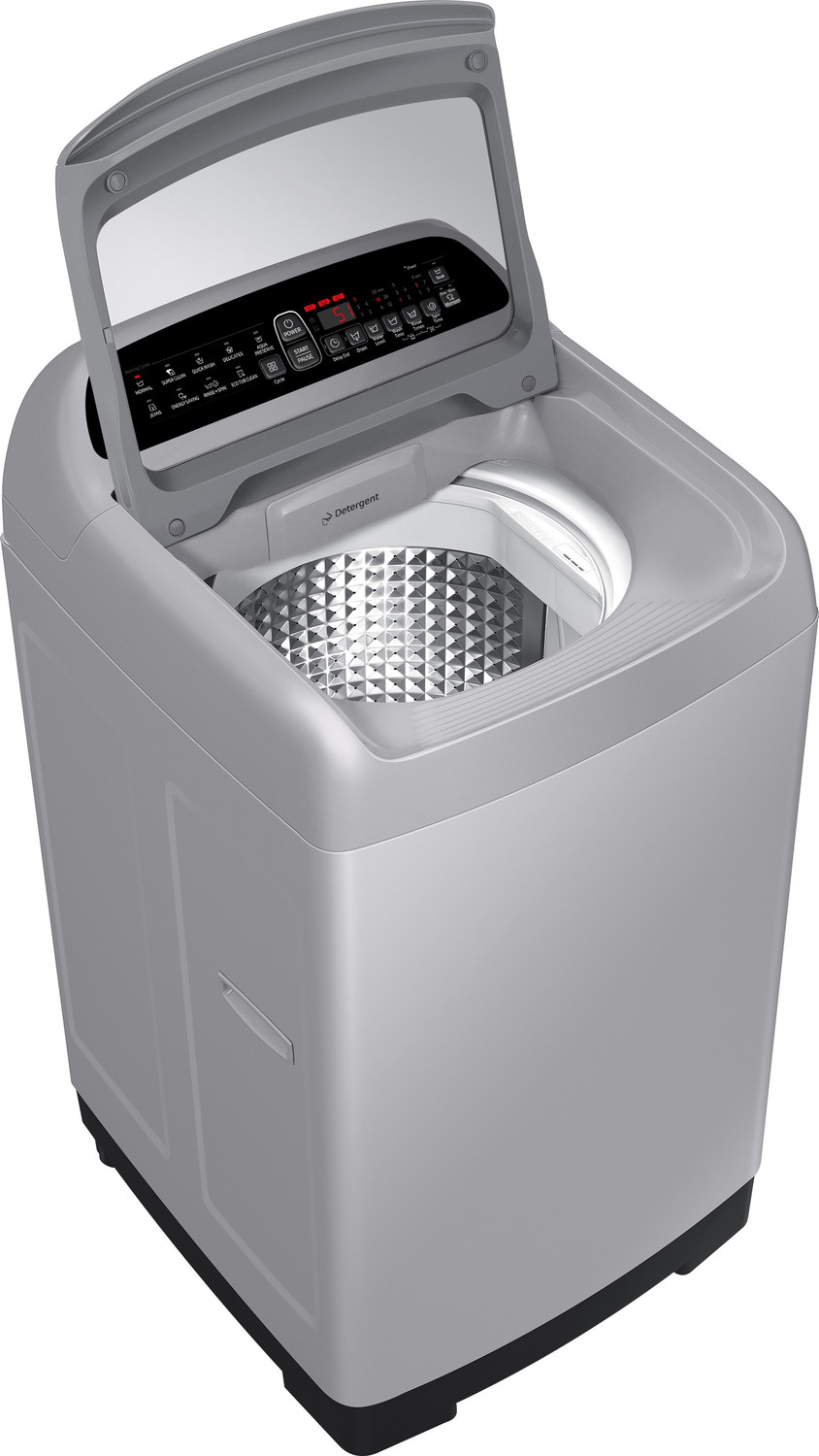 Image of Samsung 7 kg 5 Star Inverter with Diamond Drum Fully Automatic Top Load Washing Machine Silver
