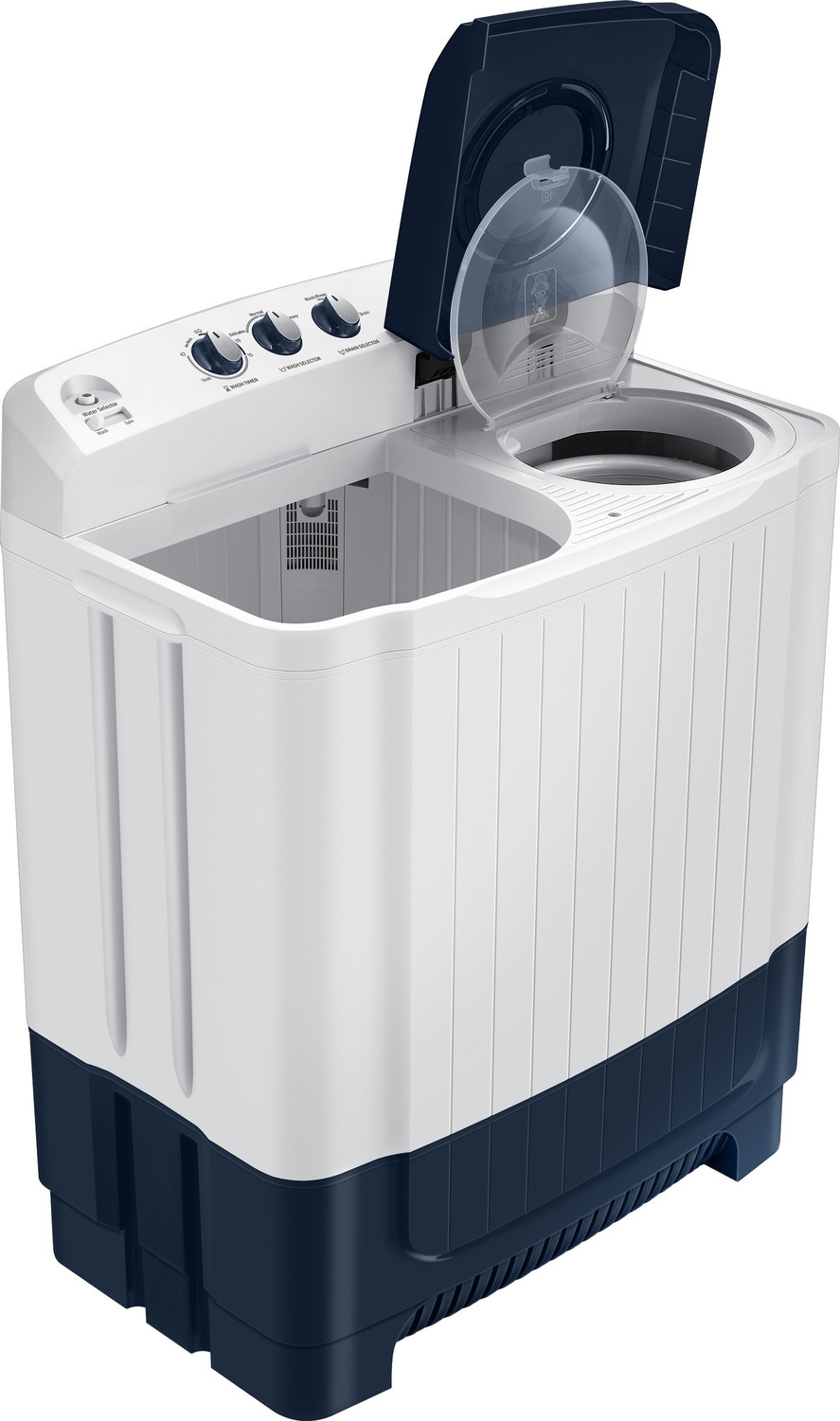 Image of Samsung 8.5 kg 5 star Semi Automatic Top Load Washing Machine White, Grey