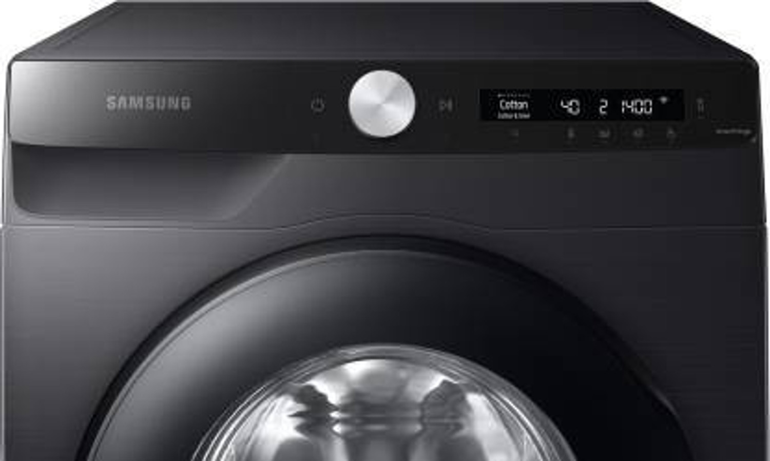 Image of Samsung 8 kg 5 Star, AI Ecobubble, Wi-Fi, Hygiene Steam,Digital Inverter Fully Automatic Front Load Washing Machine with In-built Heater Black