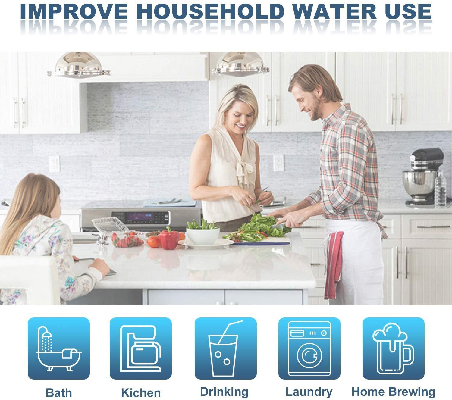 Image of krona 5 Micron 20 inch Spun Filter for Ro Purifier (Pack of 2) 20 L RO + UV + UF + Minerals Water Purifier