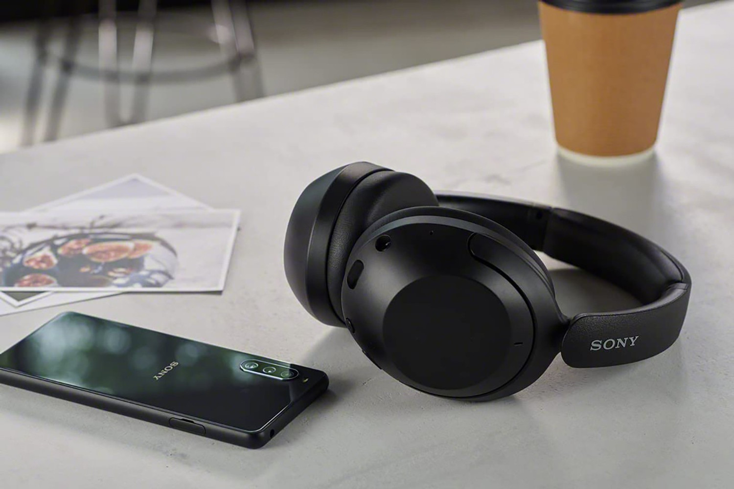 Image of SONY WH-XB910N with 30Hrs Battery Life, Active Noise Cancellation enabled Bluetooth