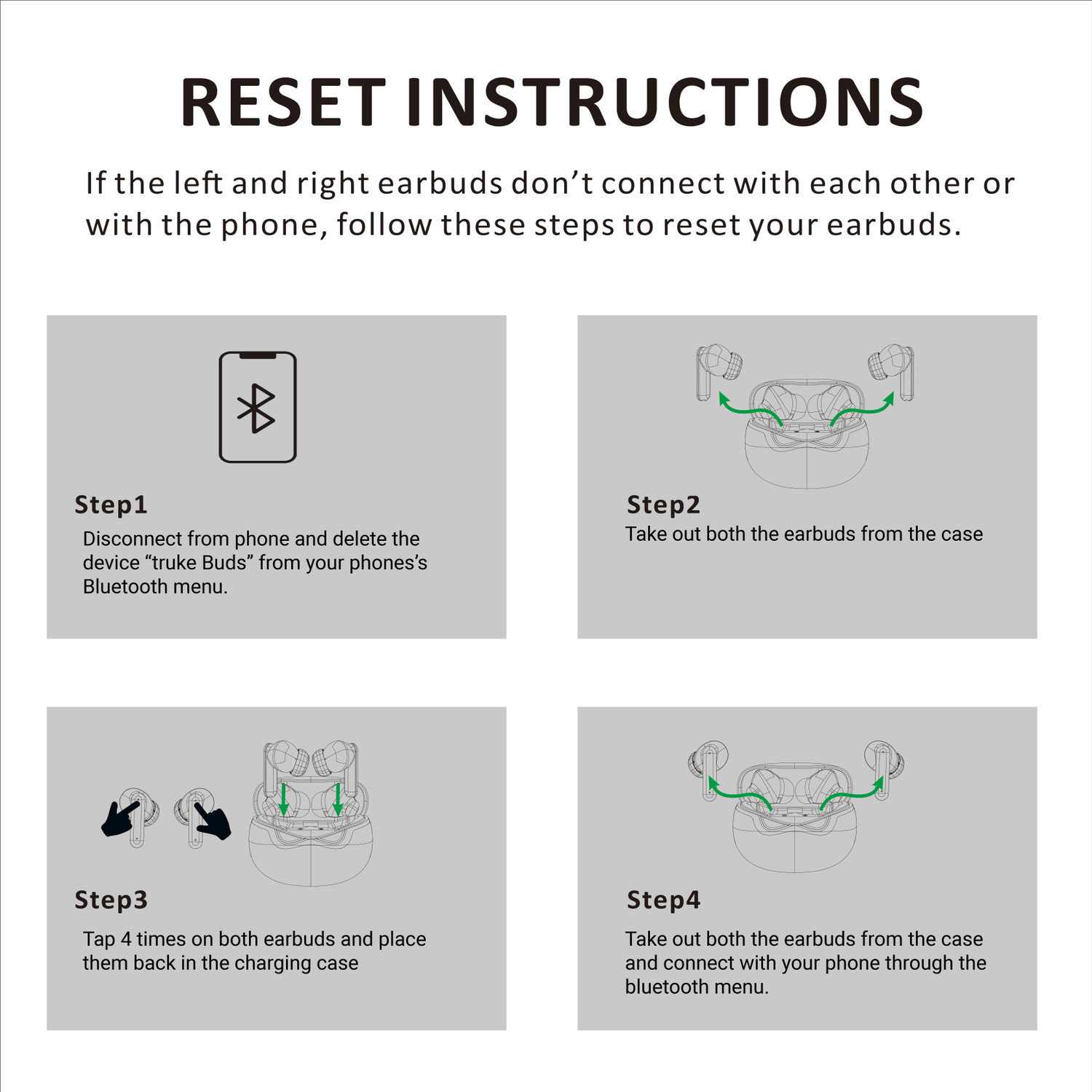 Image of truke Airbuds Lite with Quad Mic ENC, 48Hrs Battery, Gaming Mode,Made in India, 5.1v Bluetooth