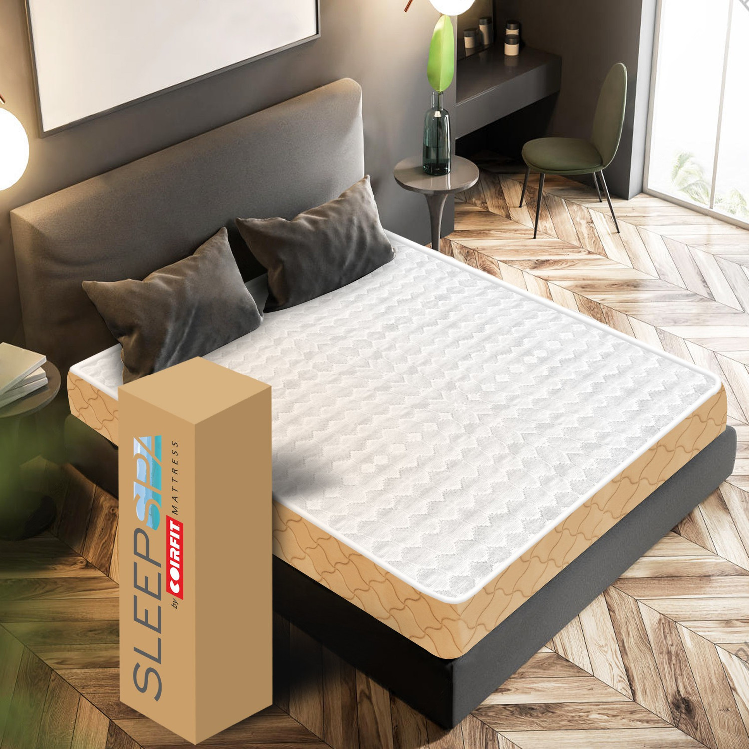 Image of SLEEP SPA PREMIUM ORTHOPEDIC Memory Foam with HerbFRESH TECHNOLOGY 6 inch Queen Memory Foam Mattress