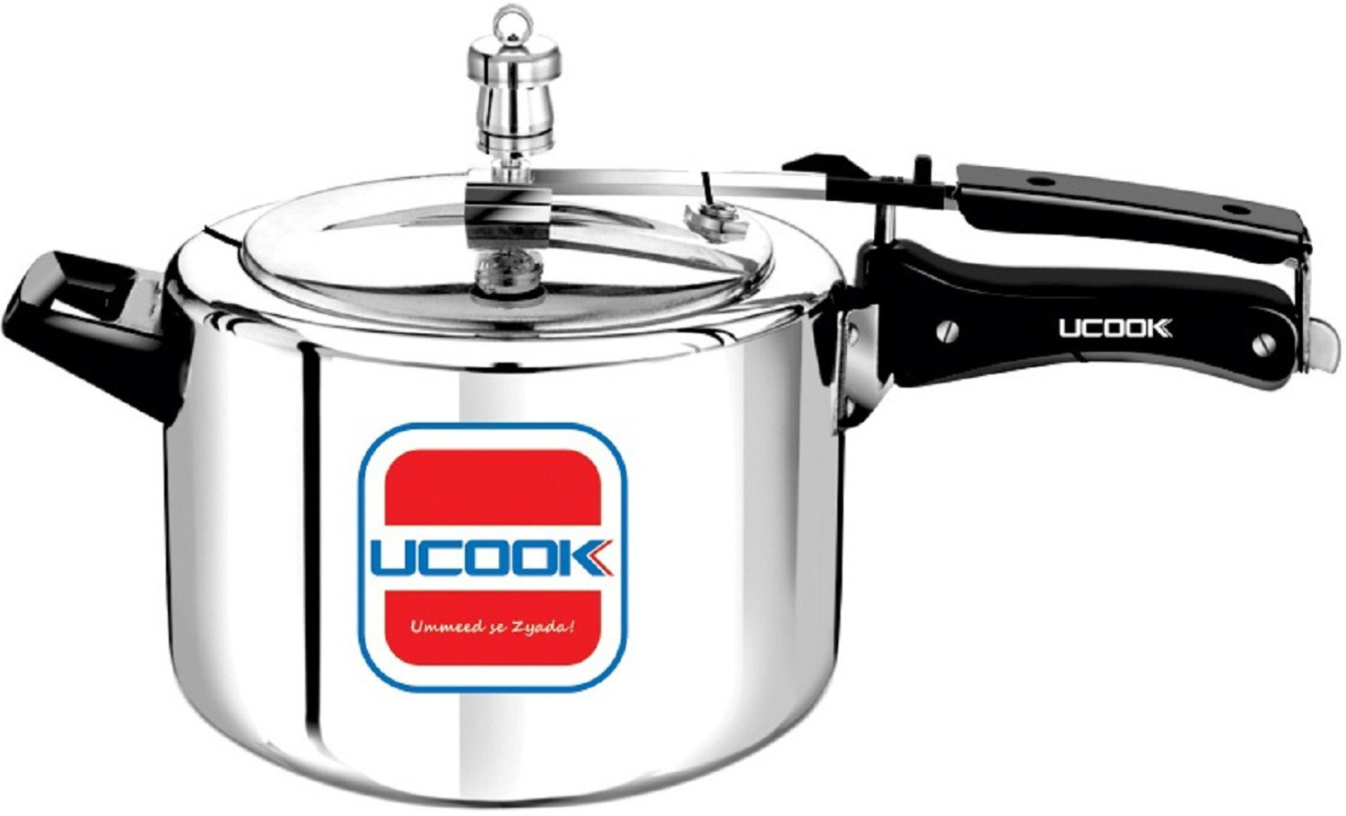 Image of UCOOK By United Ekta Engg. 4 Litre Aluminium Inner Lid Non-Induction 4 L Inner Lid Pressure Cooker