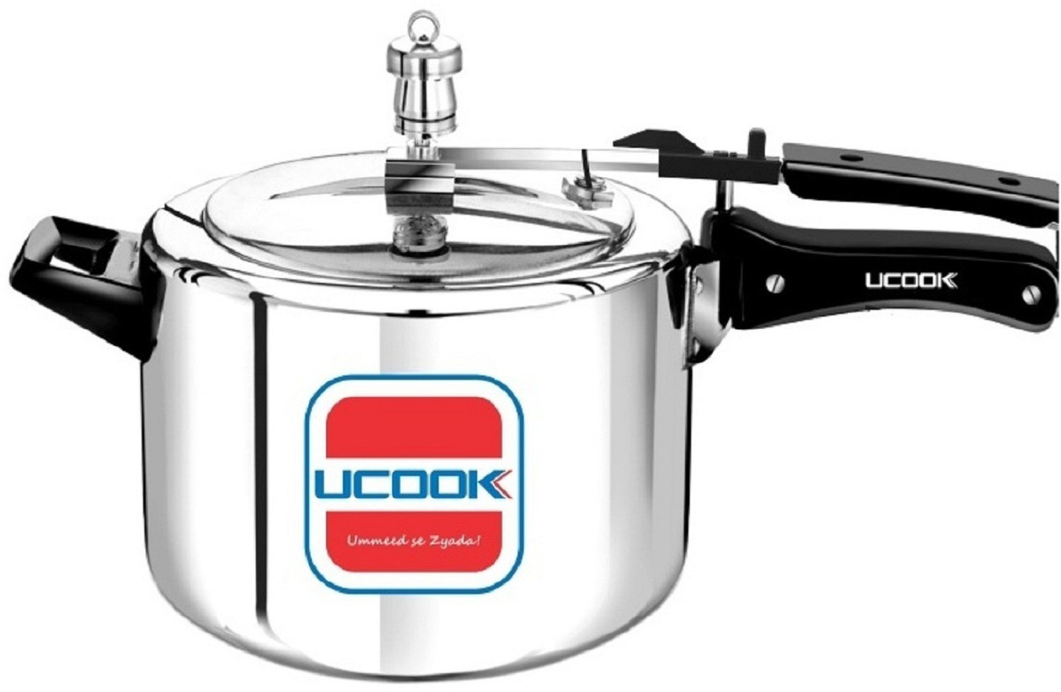 Image of UCOOK By United Ekta Engg. 10 Litre Aluminium Inner Lid Non-Induction 10 L Inner Lid Pressure Cooker