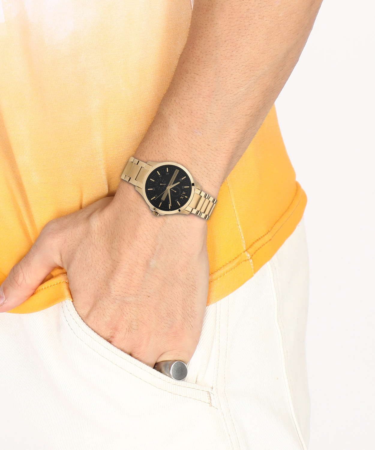 Image of A /X ARMANI EXCHANGE Hampton Analog Watch - For Men