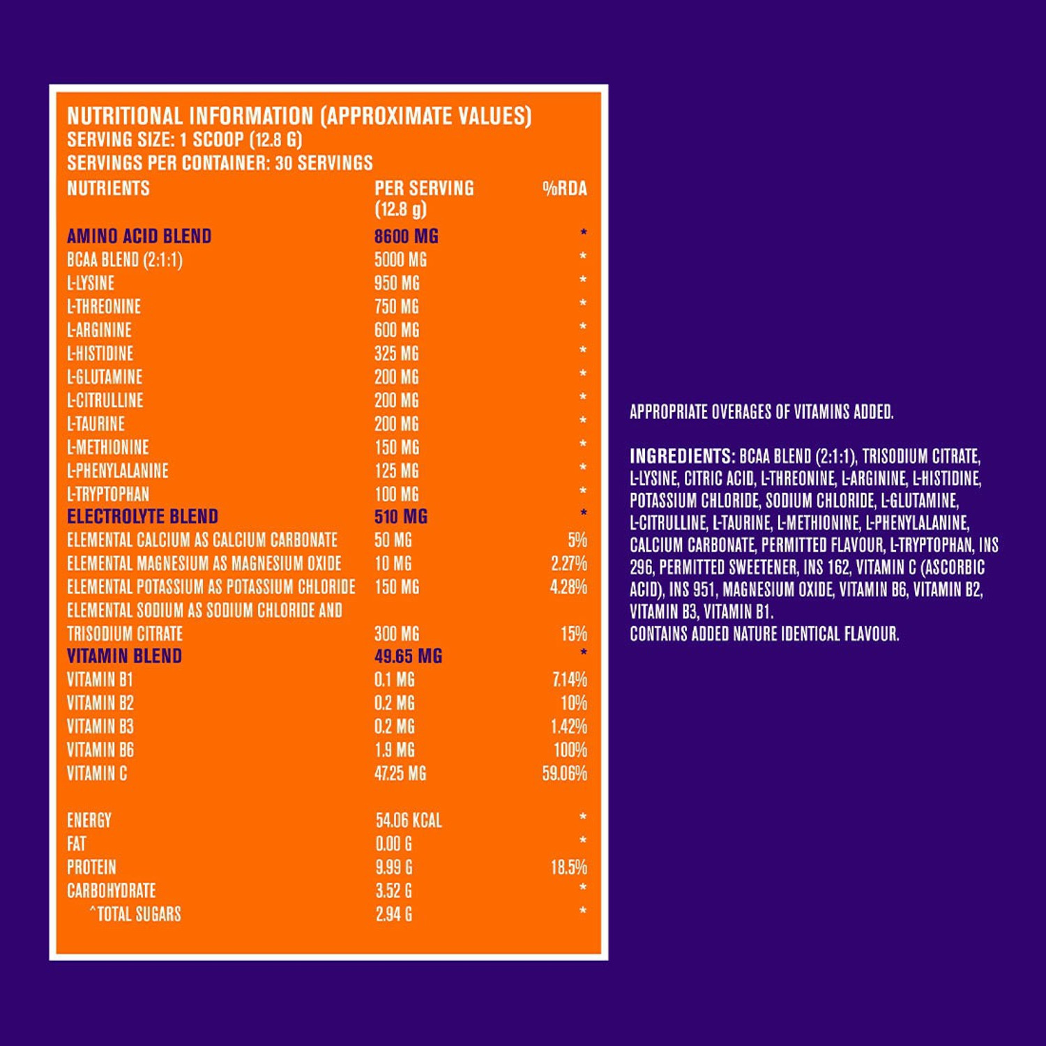 Image of FAST&UP EAA Intra-Training drink with BCAA+Electrolyte Blend+Vitamin Booster EAA (Essential Amino Acids)