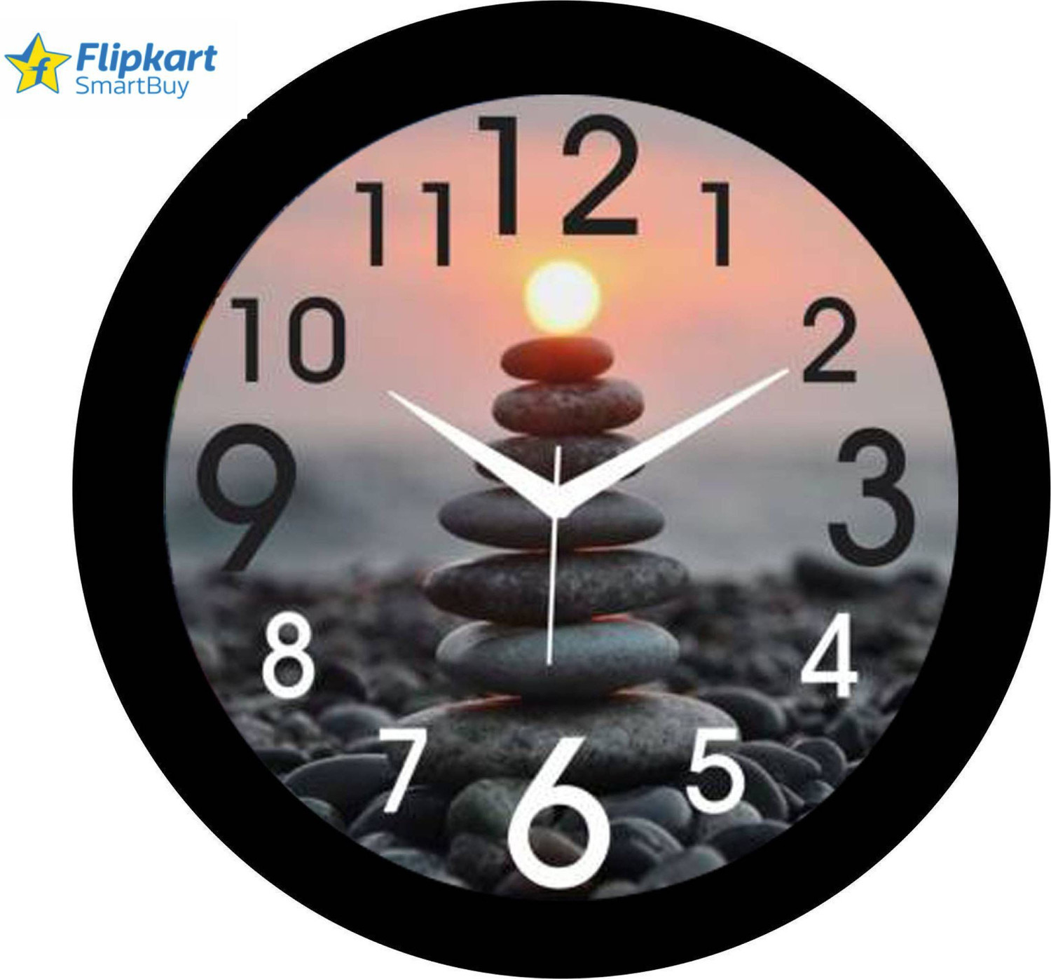 Image of Flipkart SmartBuy Analog 26 cm X 26 cm Wall Clock