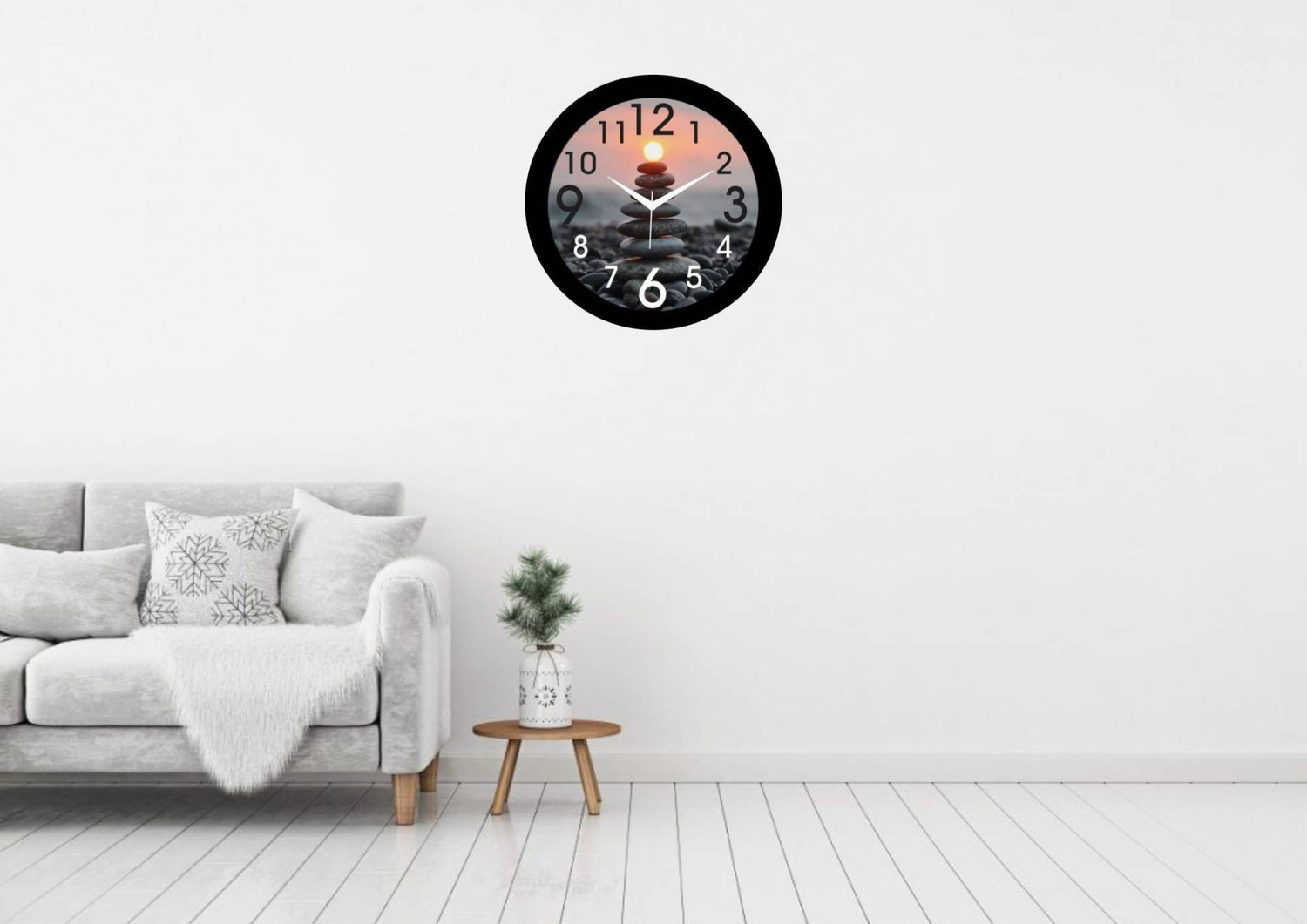 Image of Flipkart SmartBuy Analog 26 cm X 26 cm Wall Clock