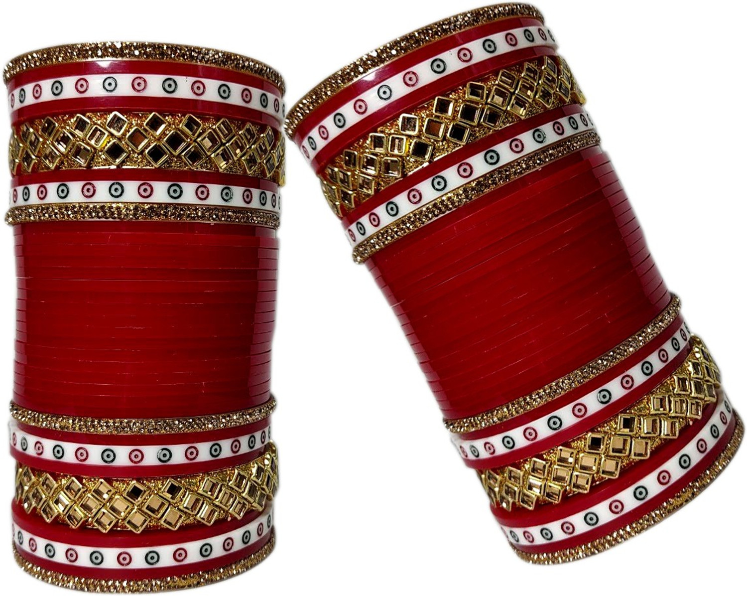 Image of oms Plastic Chudas (Pack of 10)