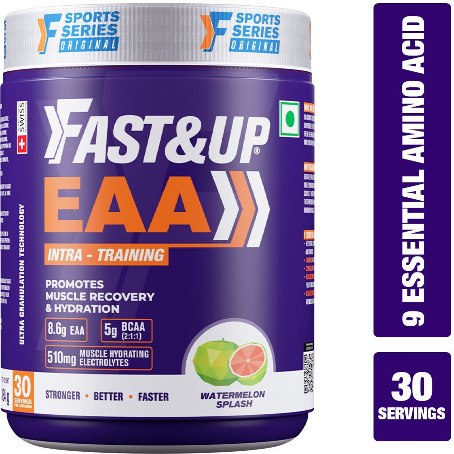 Image of FAST&UP EAA Intra-Training drink with BCAA+Electrolyte Blend+Vitamin Booster EAA (Essential Amino Acids)