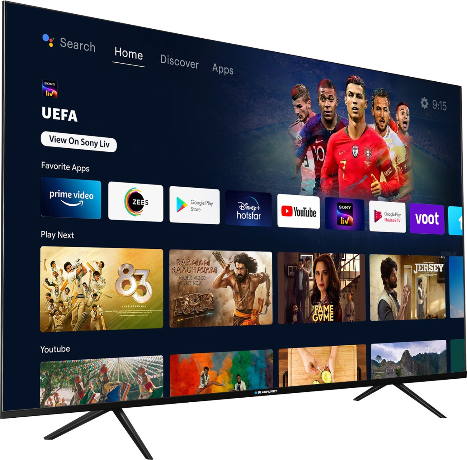 Image of Blaupunkt Cybersound 108 cm (43 Inch) Full HD LED Smart Android TV with 40W Speaker