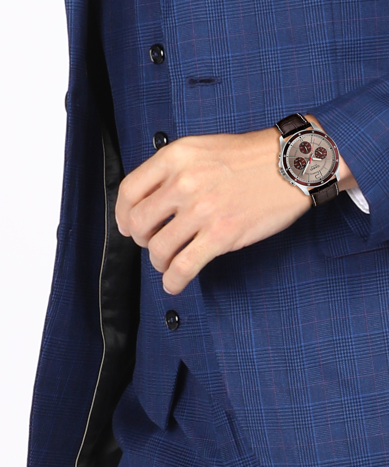 Image of CASIO MTP-1374HL-7A1VIF Enticer Men's Analog Watch - For Men