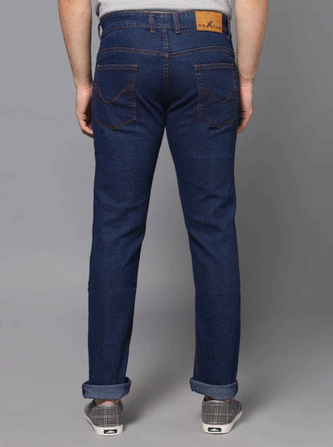 Image of Roxtar Slim Men Dark Blue Jeans