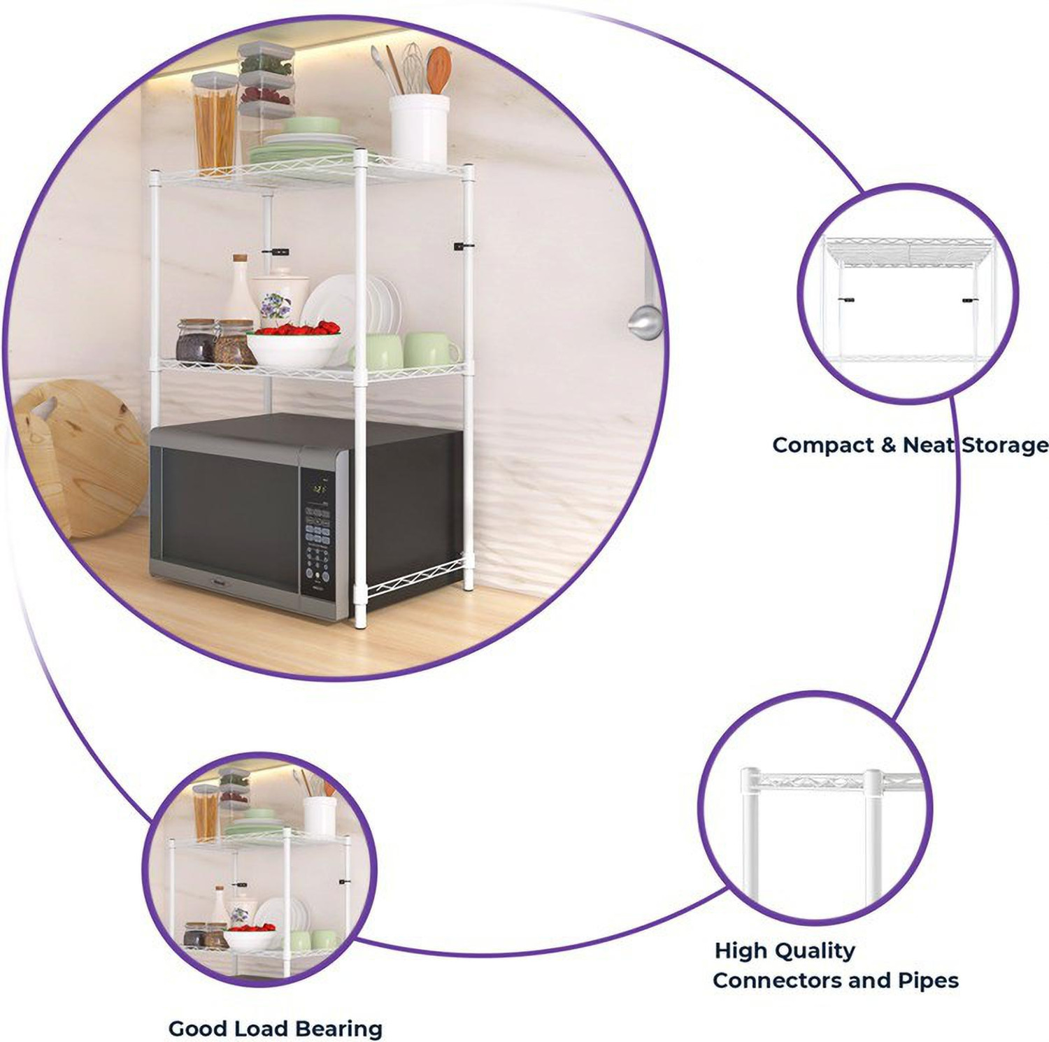 Image of Flipkart Perfect Homes Studio Metal Kitchen Cabinet