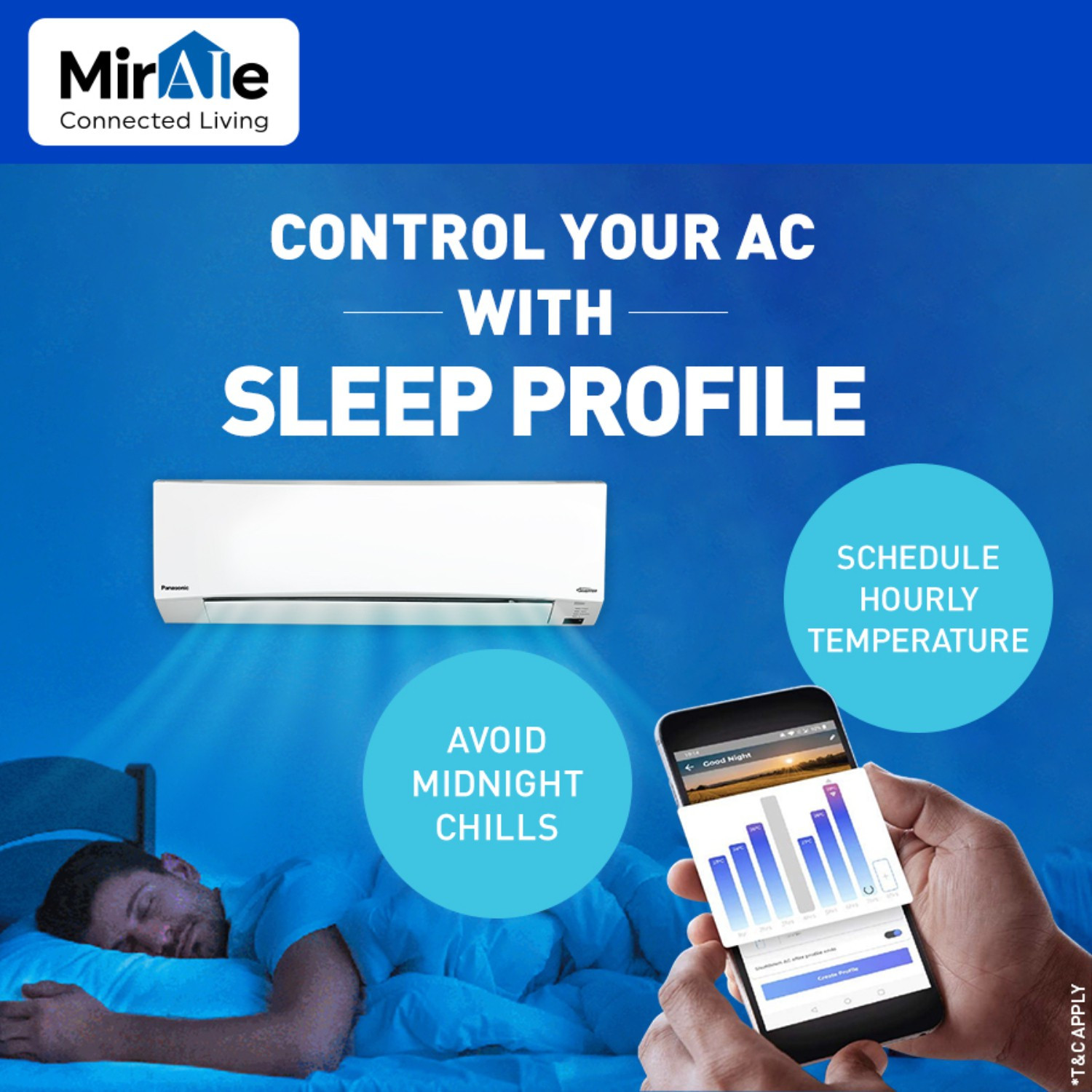 Image of Panasonic 2 Ton 5 Star Split Inverter AC with Wi-fi Connect - White (CS /CU-NU24XKYWA, Copper Condenser)