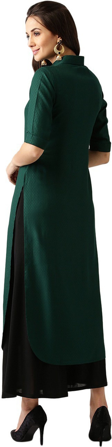 Image of LIBAS Women Abstract Pathani Kurta