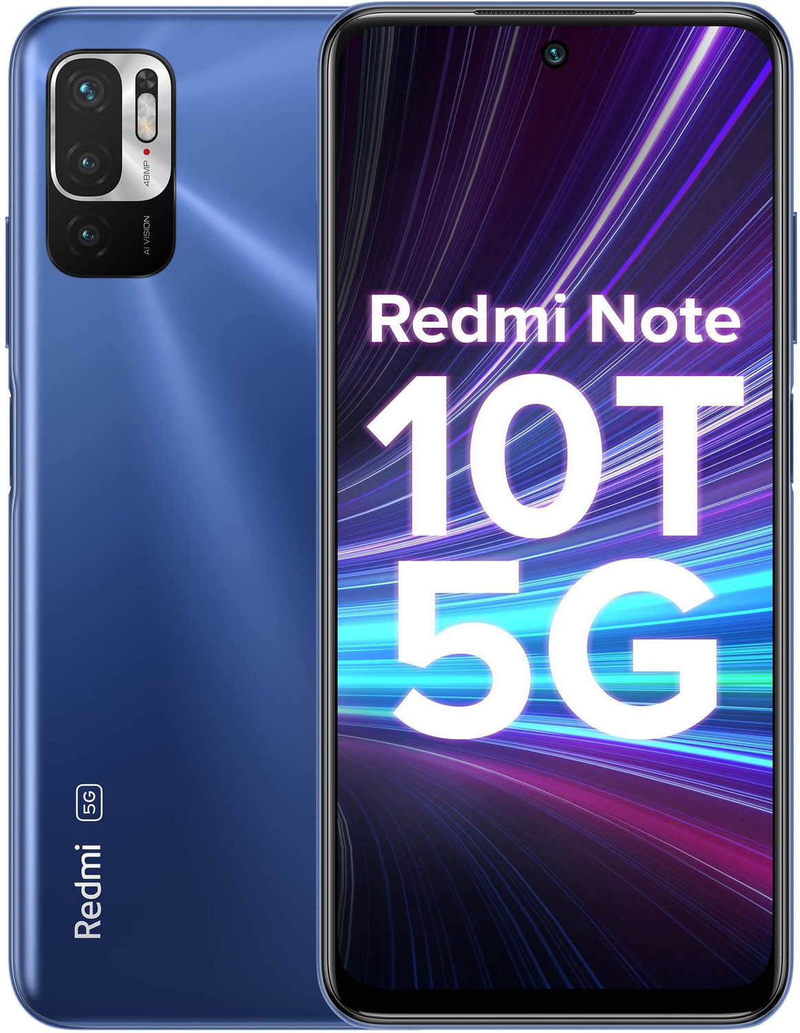 Image of REDMI Note 10T 5G (Metallic Blue, 64 GB)