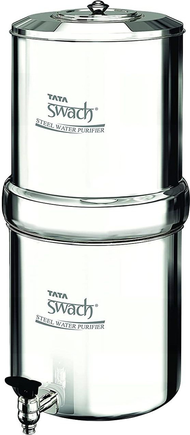 Image of Tata Swach STEEL WATER PURIFIER 20 L Gravity Based + UF Water Purifier