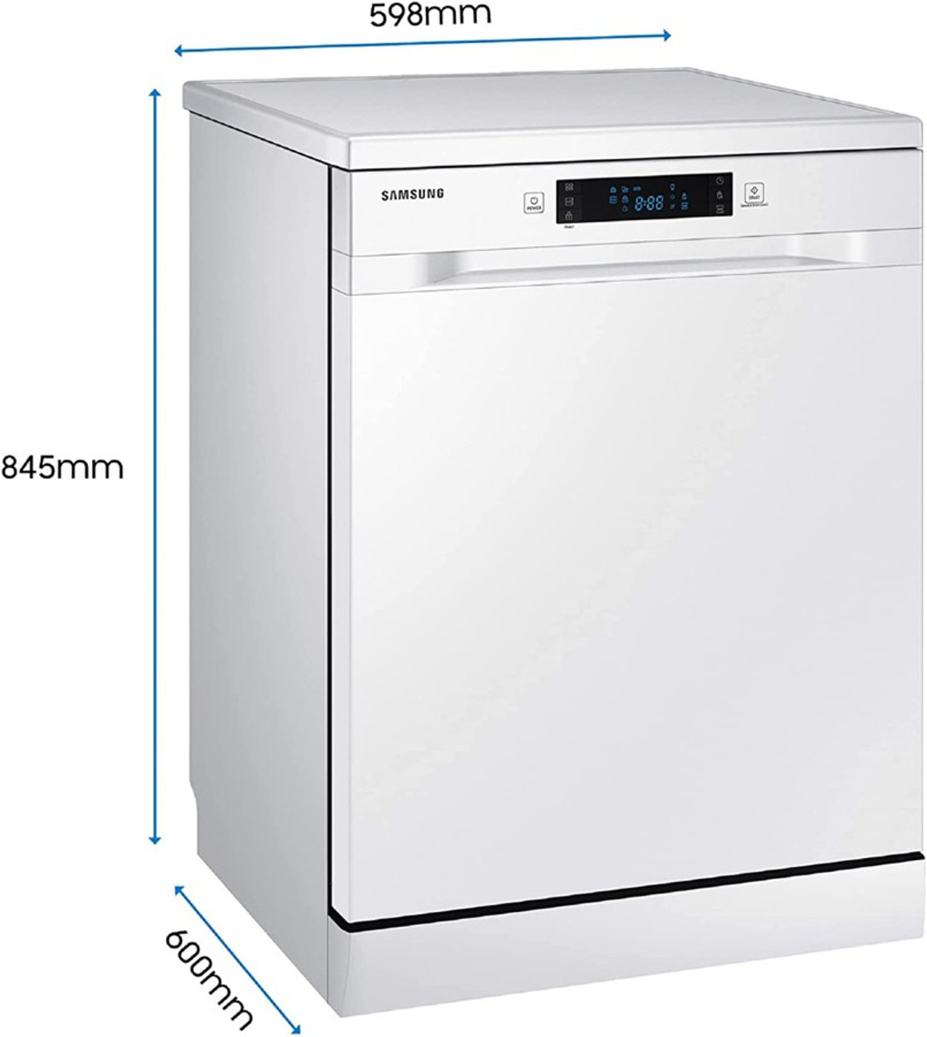 Image of Samsung DW60M5042FW /TL Free Standing 13 Place Settings Dishwasher