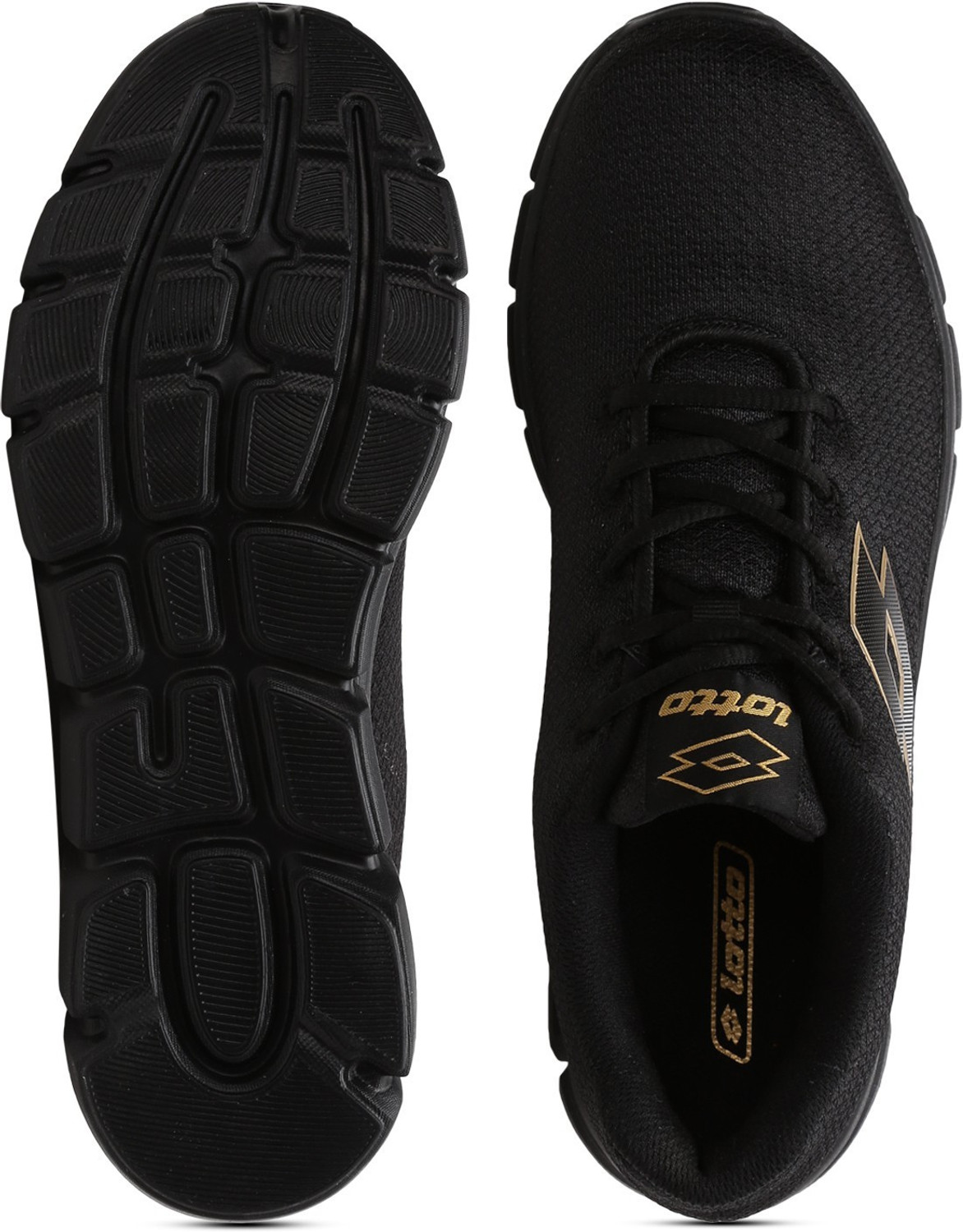 LOTTO VERTIGO BLK RUNNING SHOES For MEN 7 Running Shoes For Men