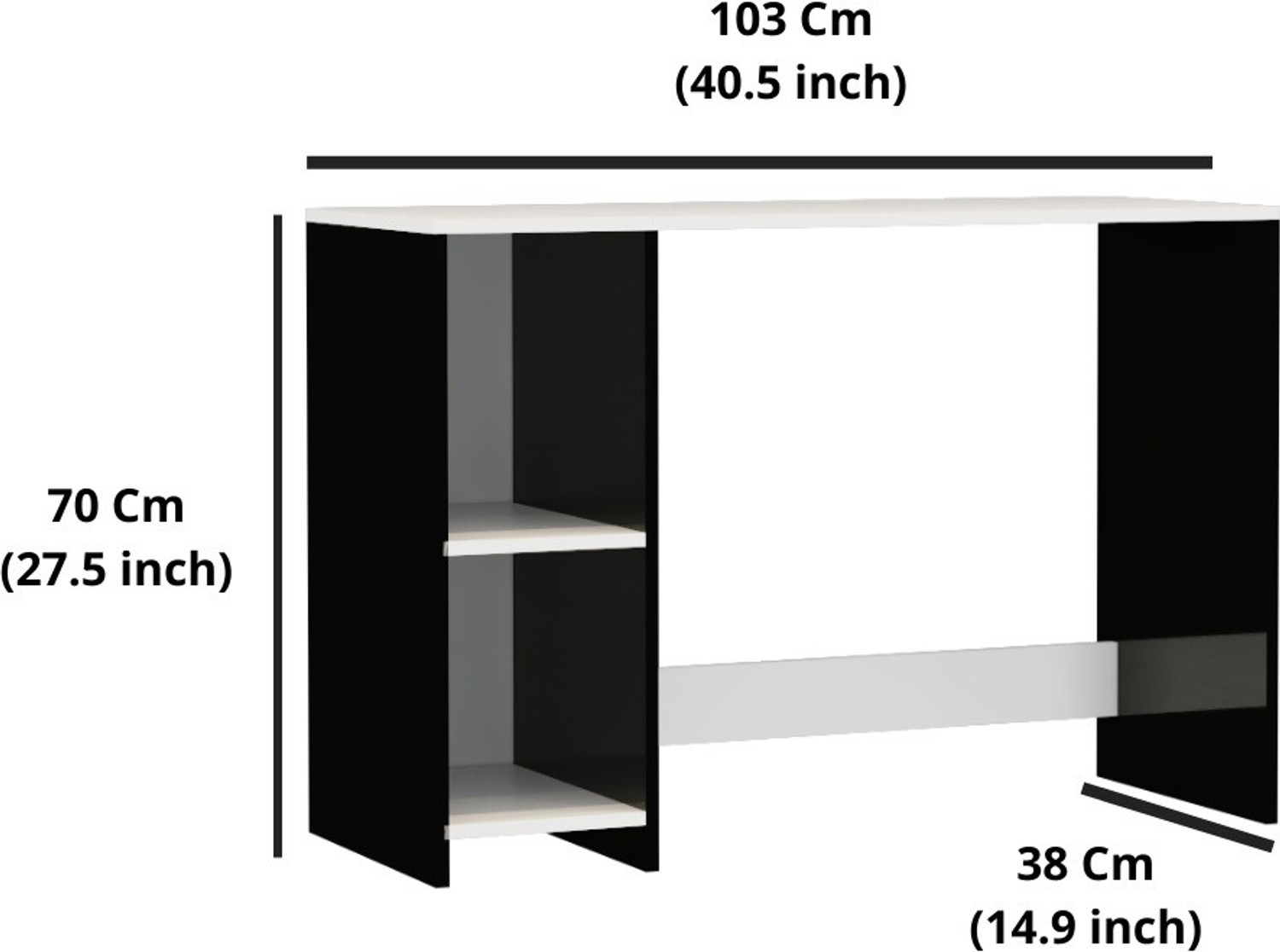 Image of Flipkart Perfect Homes Multifunctional Wooden Study Table /Writing Table /Laptop Computer Desk for Home / Engineered Wood Study Table