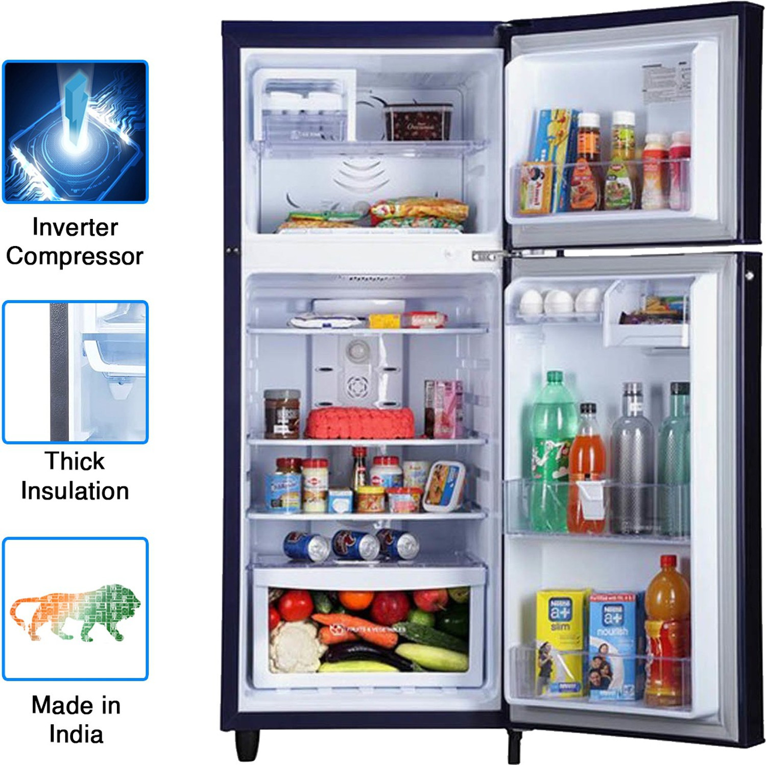Image of Godrej 236 L Frost Free Double Door 2 Star Refrigerator