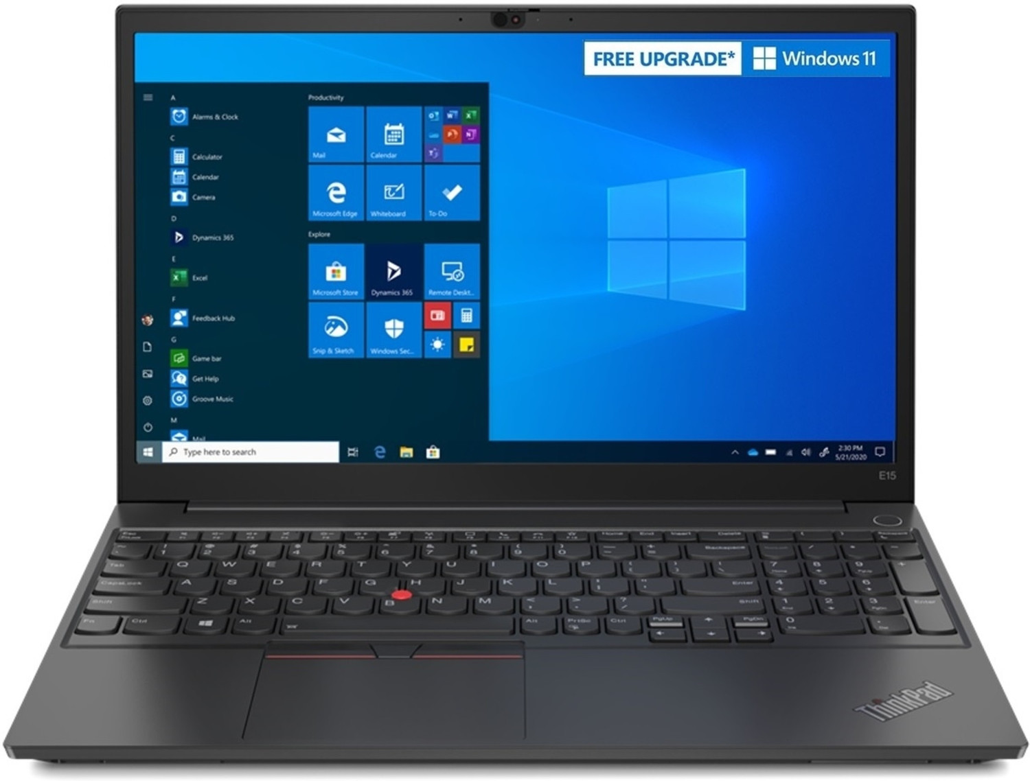 Image of Lenovo ThinkPad E15 Intel Core i5 11th Gen 1135G7 - (8 GB /512 GB SSD /Windows 10 Home) E15 Laptop
