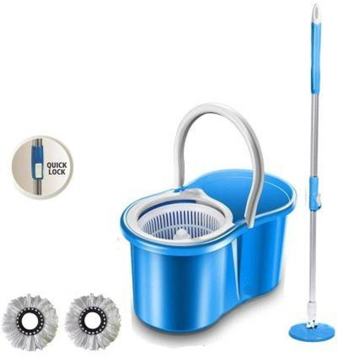 Image of JSN PLASTIC BLU BUCKET ONLY Mop Set (Blue)
