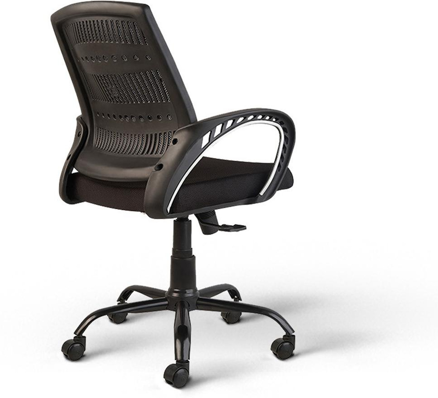 Image of CELLBELL Neso C106 Mid Back Mesh Office Executive Chair (Black, Optional Installation Available)