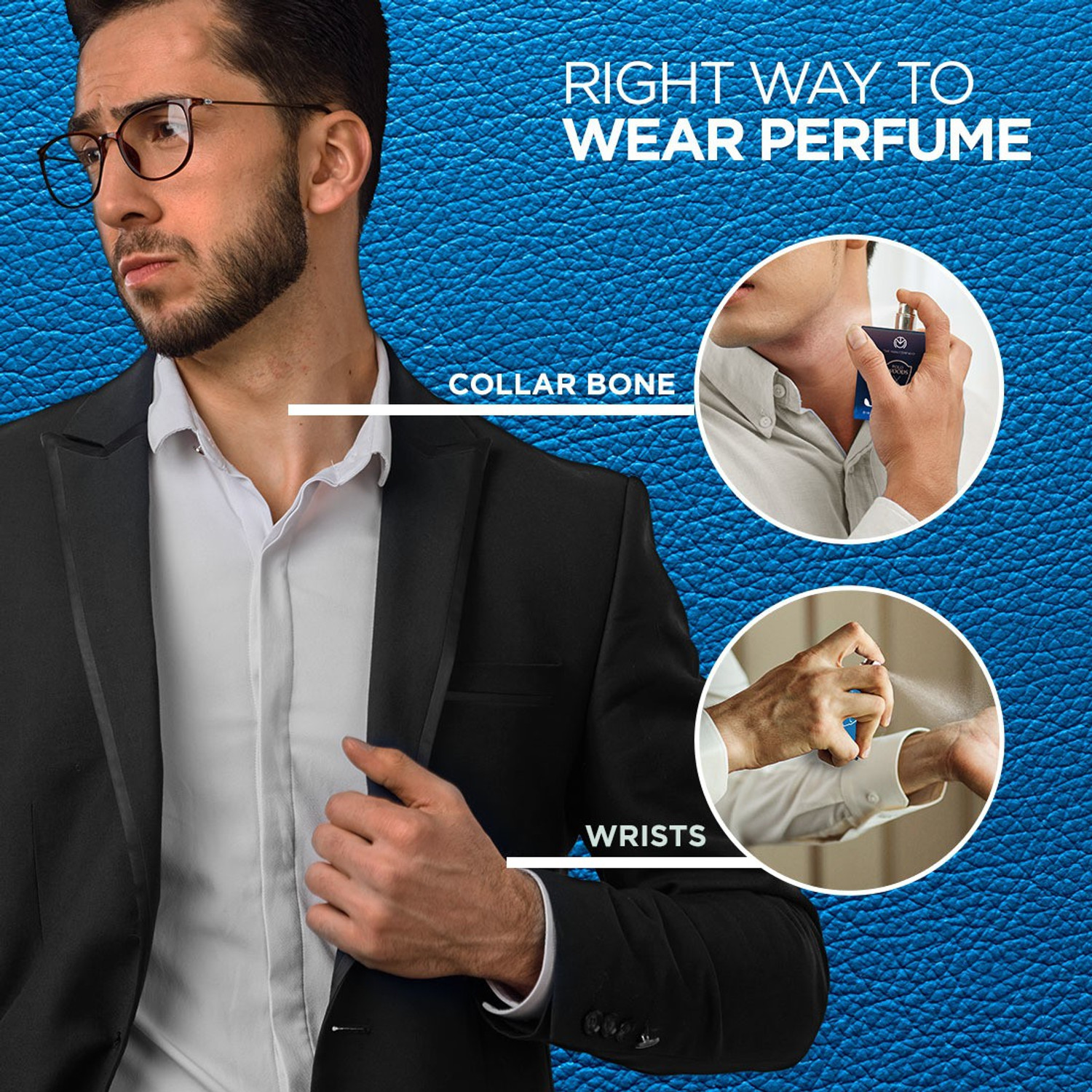 Image of THE MAN COMPANY EAU for men - Polo Blue Premium Fragrance Perfect For Everyday Use Eau de Parfum - 100 ml