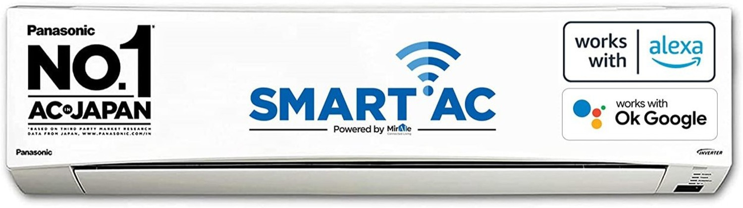 Image of Panasonic 2022 Model 2 Ton 3 Star Split Inverter with Wi-fi AC