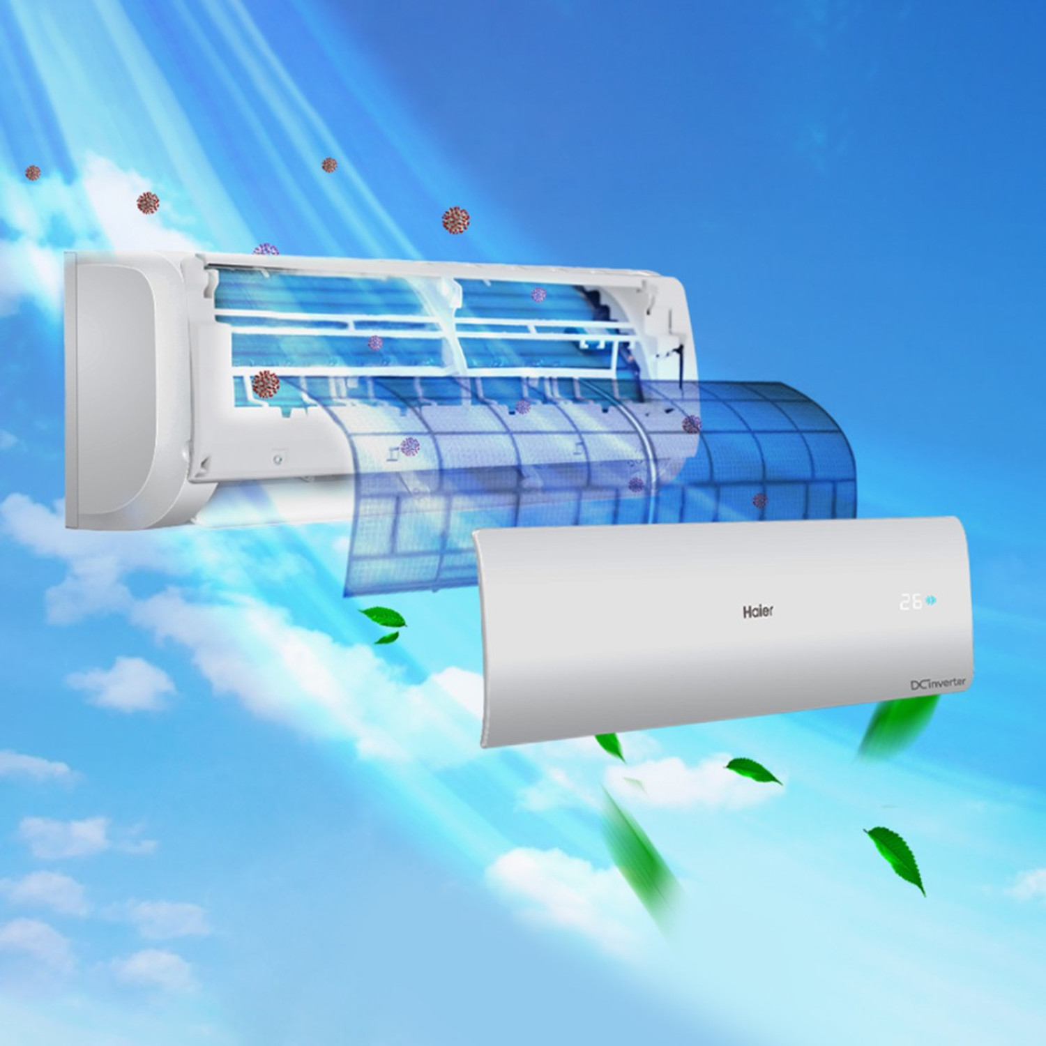 Image of Haier 2022 Model 1.2 Ton 3 Star Split Inverter AC